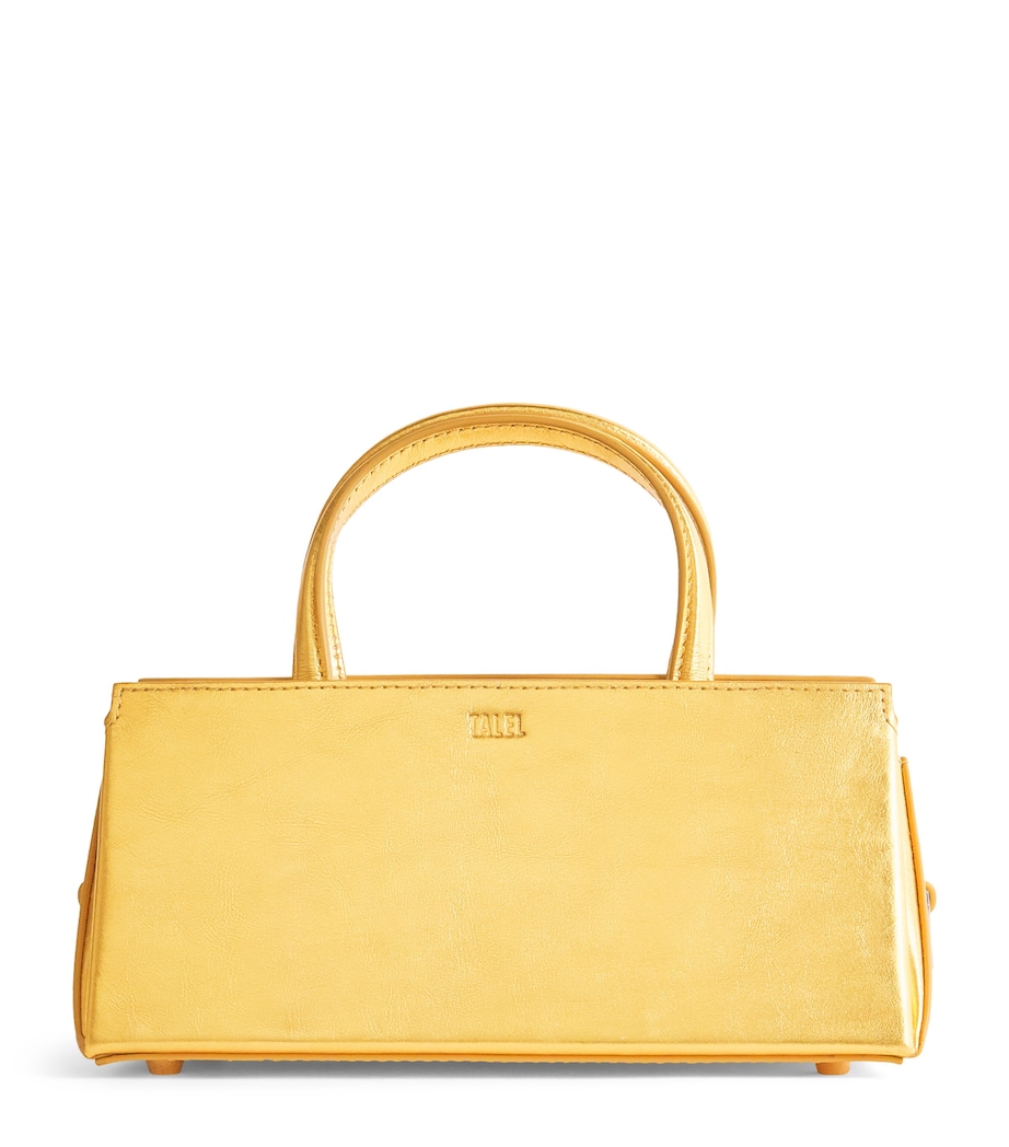 Talel Paris Metallic Leather V2 Baguette Bag Gold Image 1