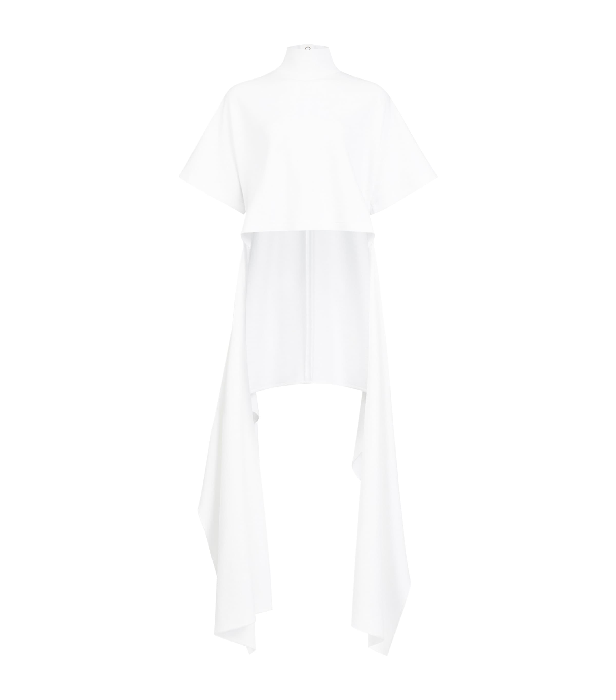 Alaïa Asymmetric T-shirt In White