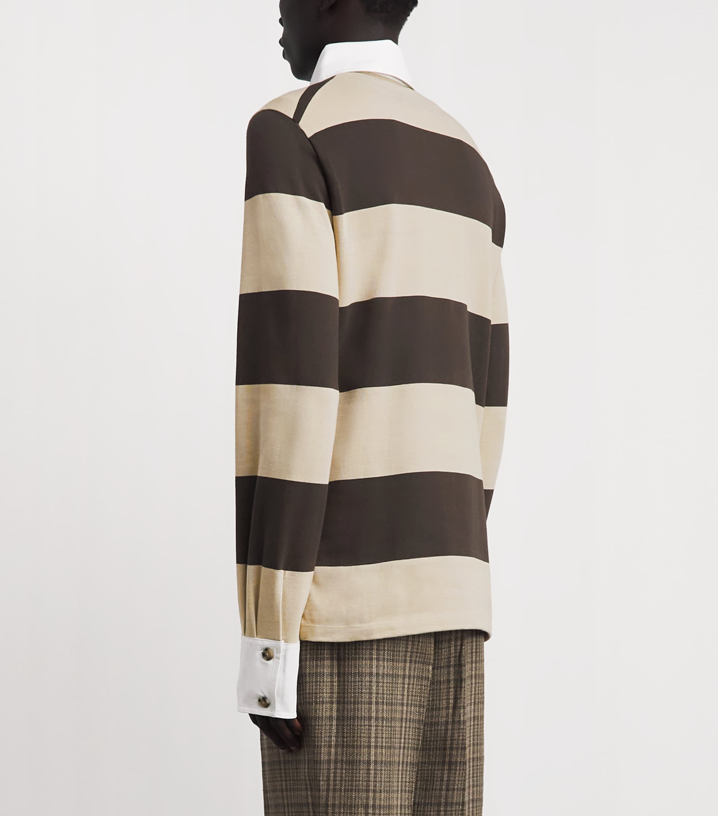 Vivienne Westwood Mens Organic Cotton Stripe Rugby Shirt Image 5