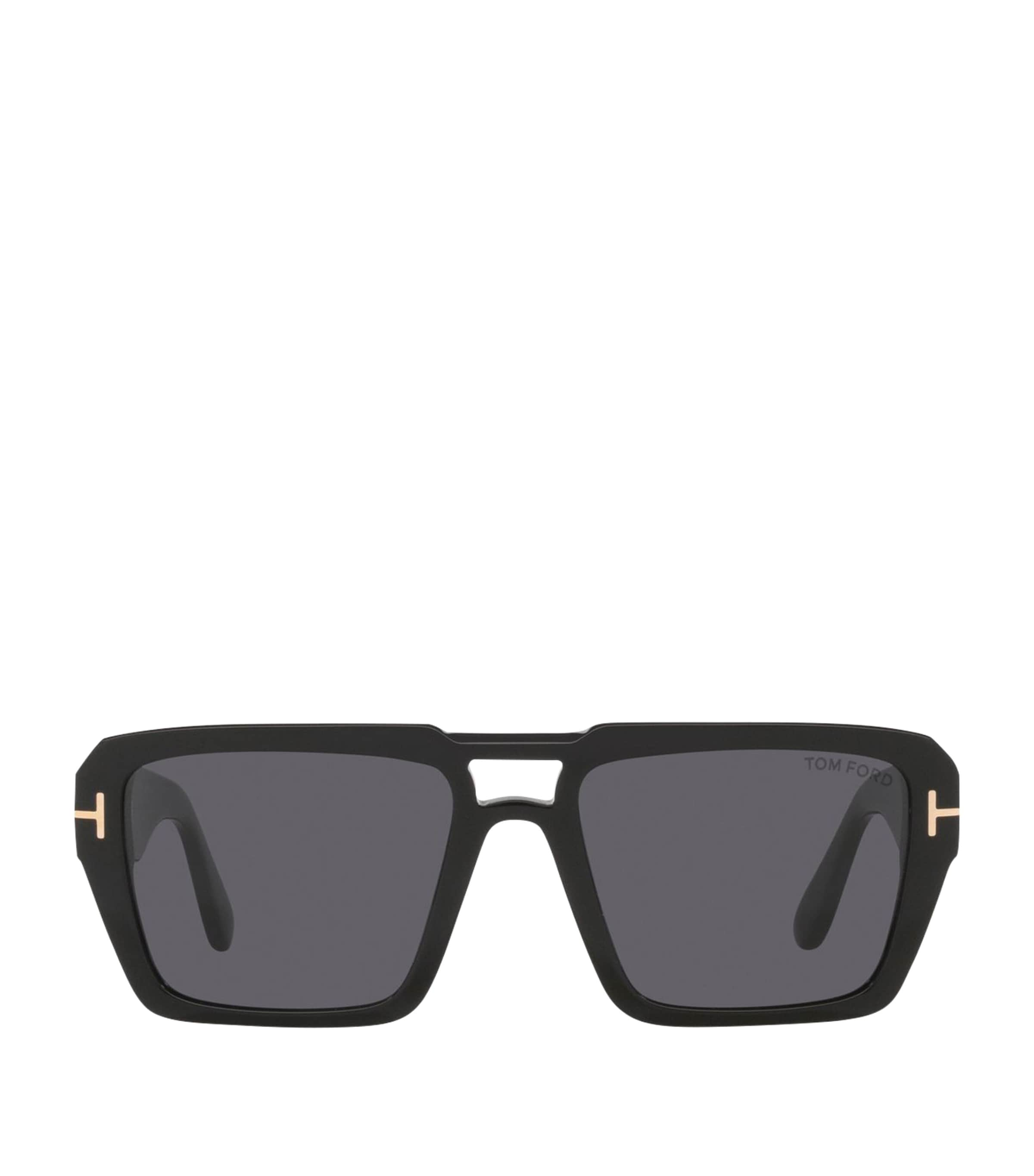 Tom Ford Acetate Redford Tr Sunglasses In Black