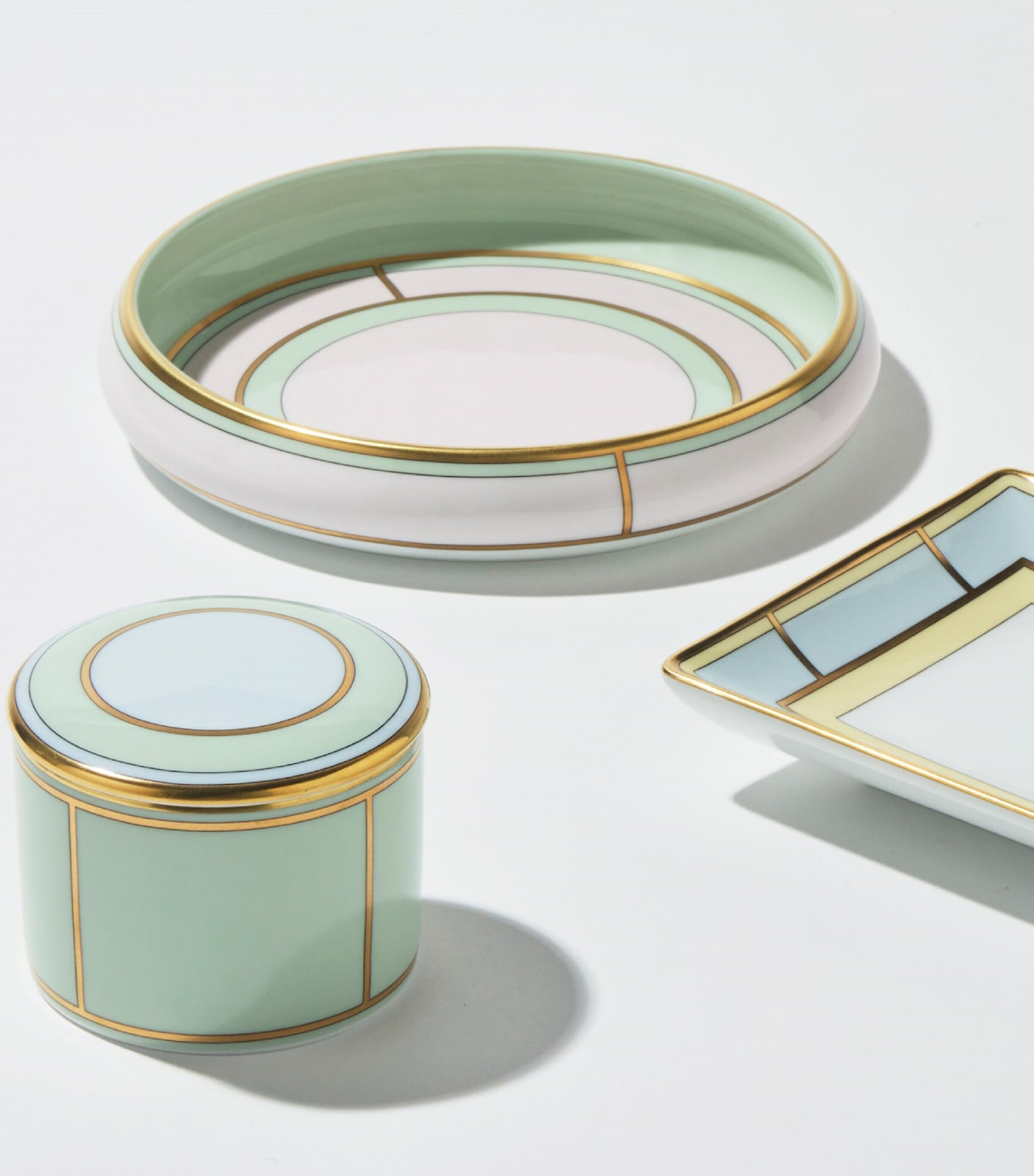 Porcelain Colonna Diva Verde Trinket Box G00134900 Image 2