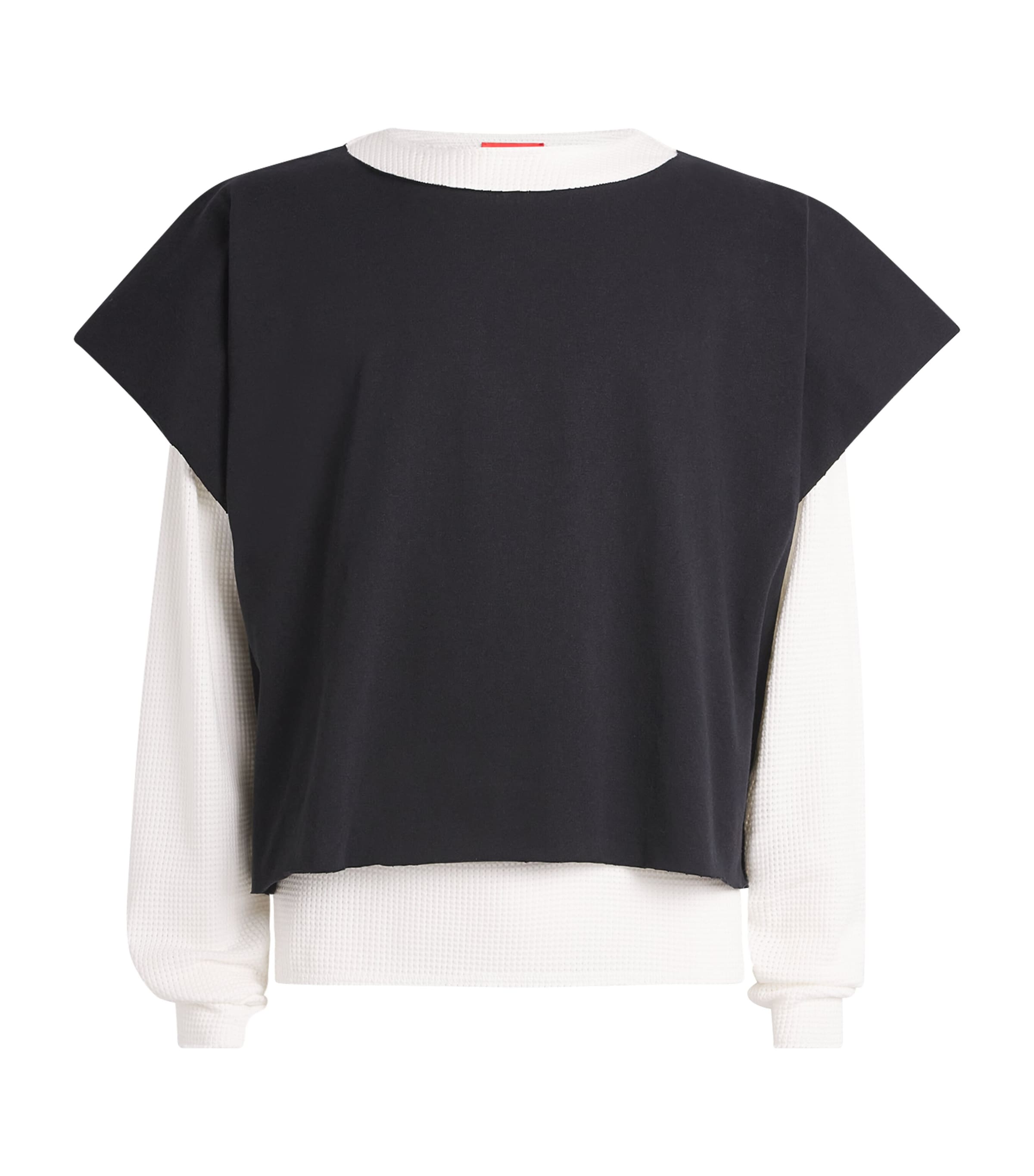 424 Double-layer Distressed T-shirt