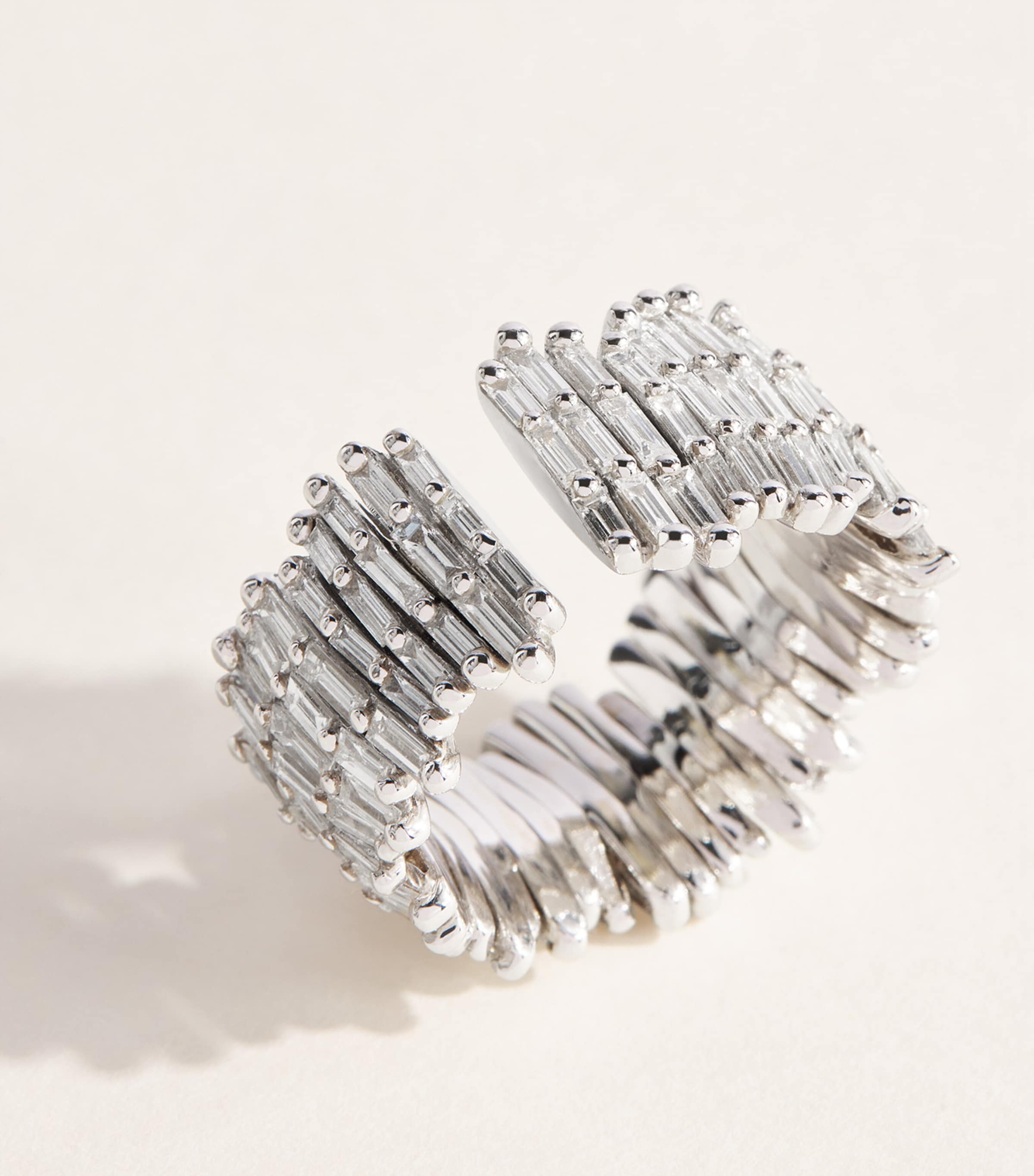 Suzanne Kalan White Gold and Diamond Classic Eternity Ring Wg/wd Image 3