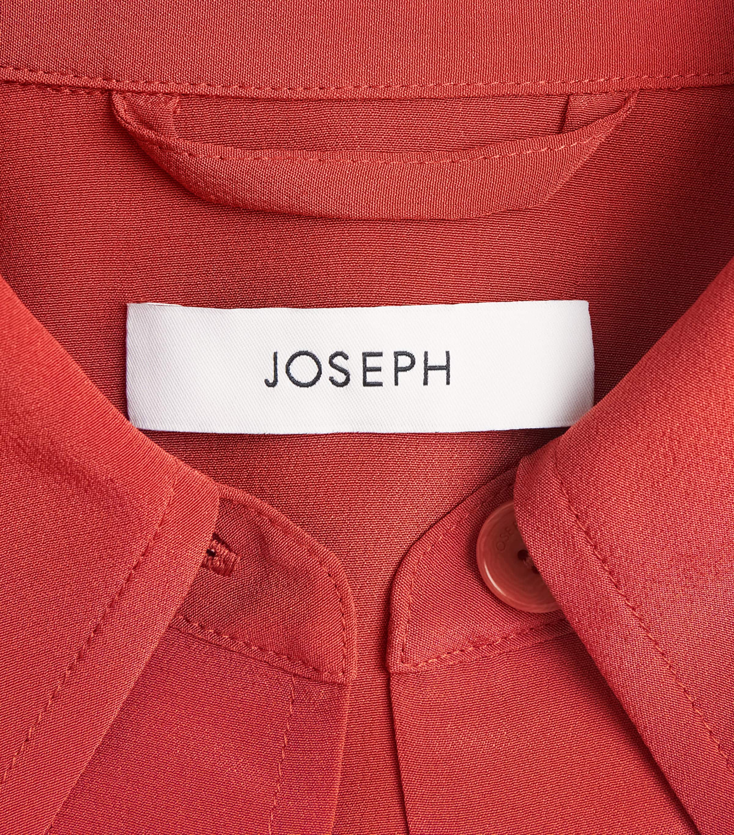 Joseph Womens Crepe de Soie Silk Yas Shirt Spice Image 5