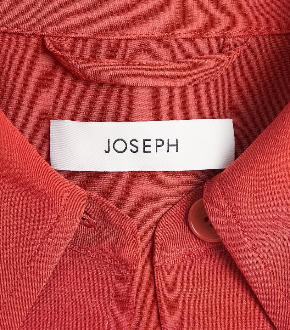 Joseph Womens Crepe de Soie Silk Yas Shirt Spice Image 5
