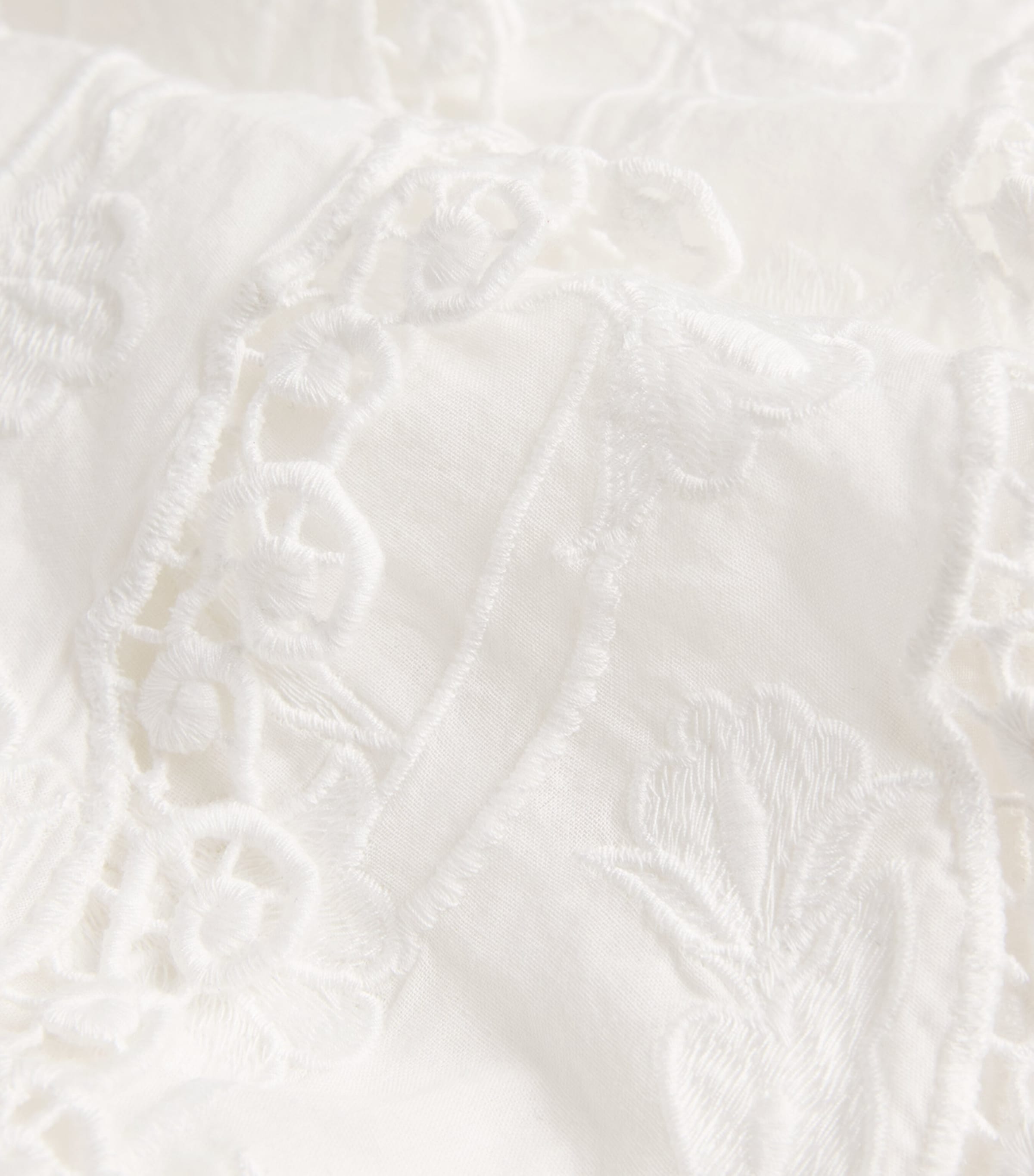 Cotton Loryn Mini Dress A127 OFF WHITE Image 5