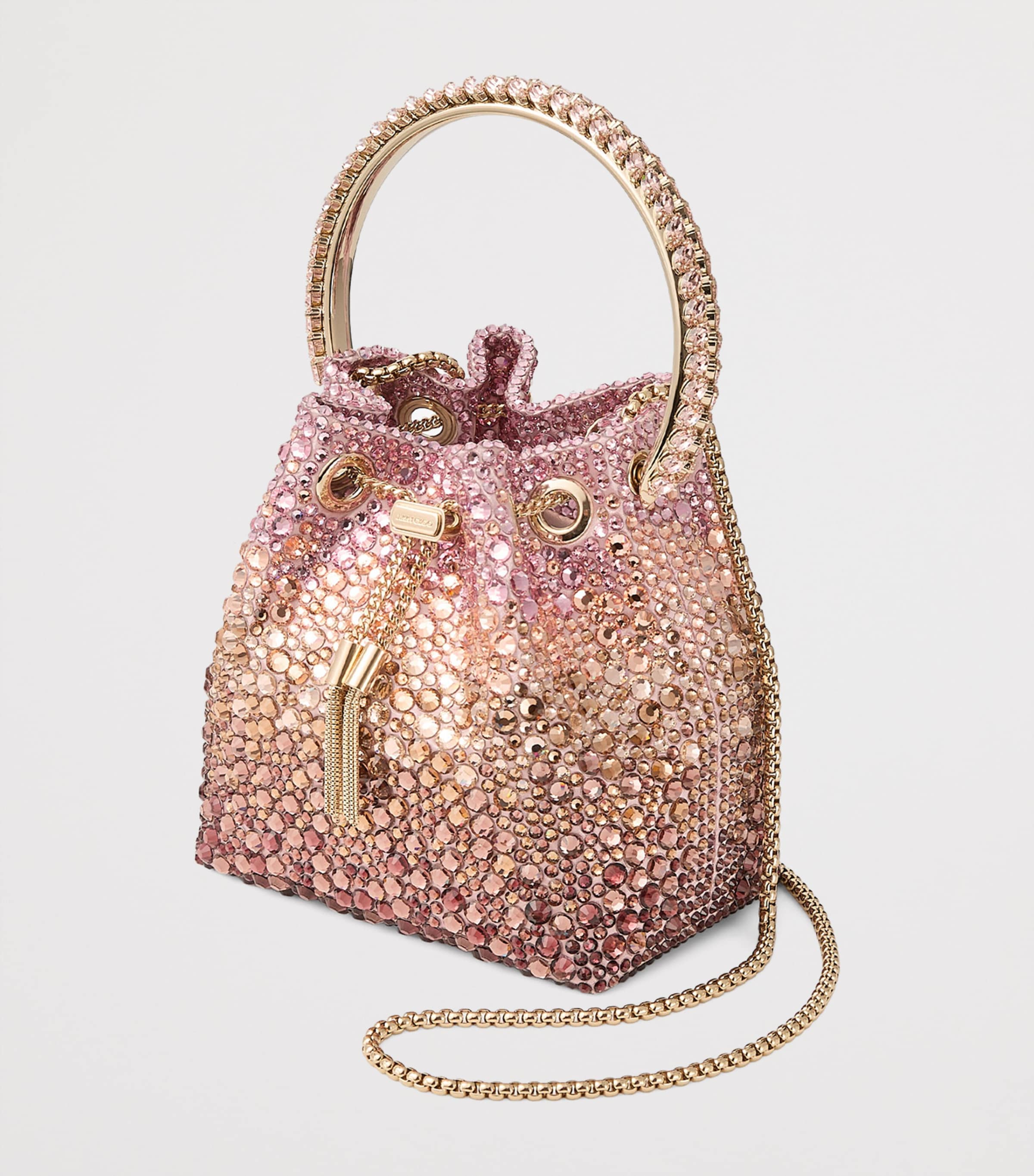 Embellished Bon Bon Top-Handle Bag SILKY BLUSH MIX/LIGH Image 5