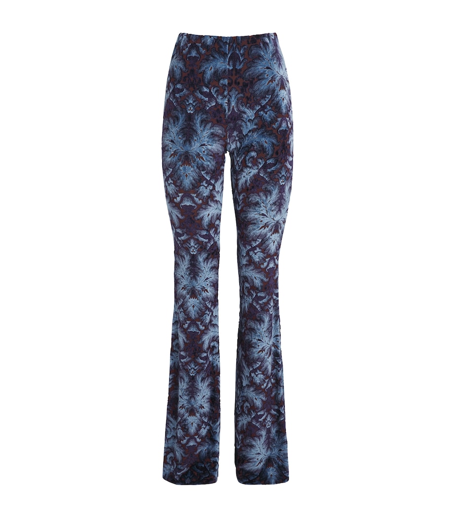 Velvet Baroque Flared Trousers S9883 Image 1