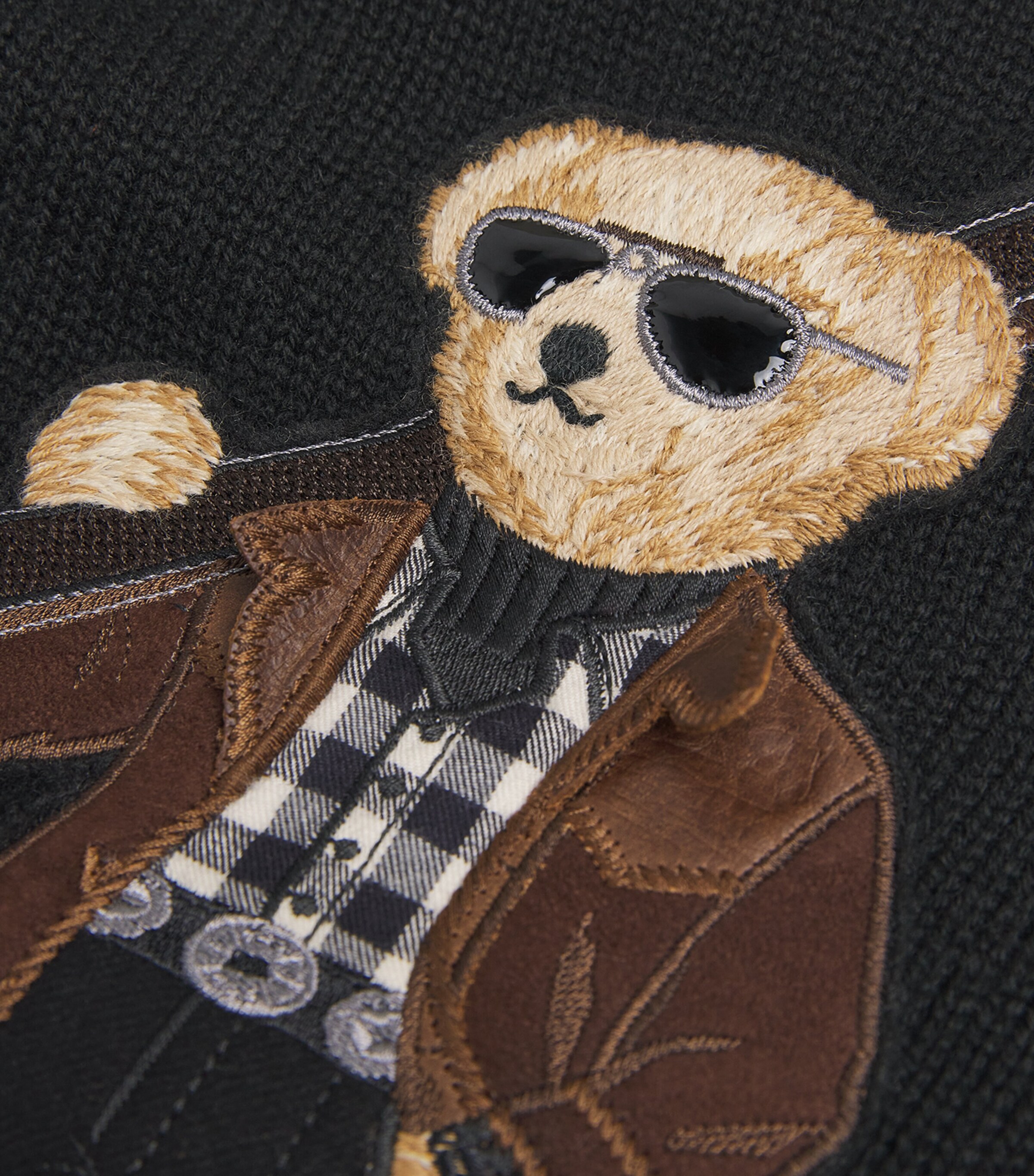 Cashmere Polo Bear Rollneck Sweater CLASSIC BLACK Image 5