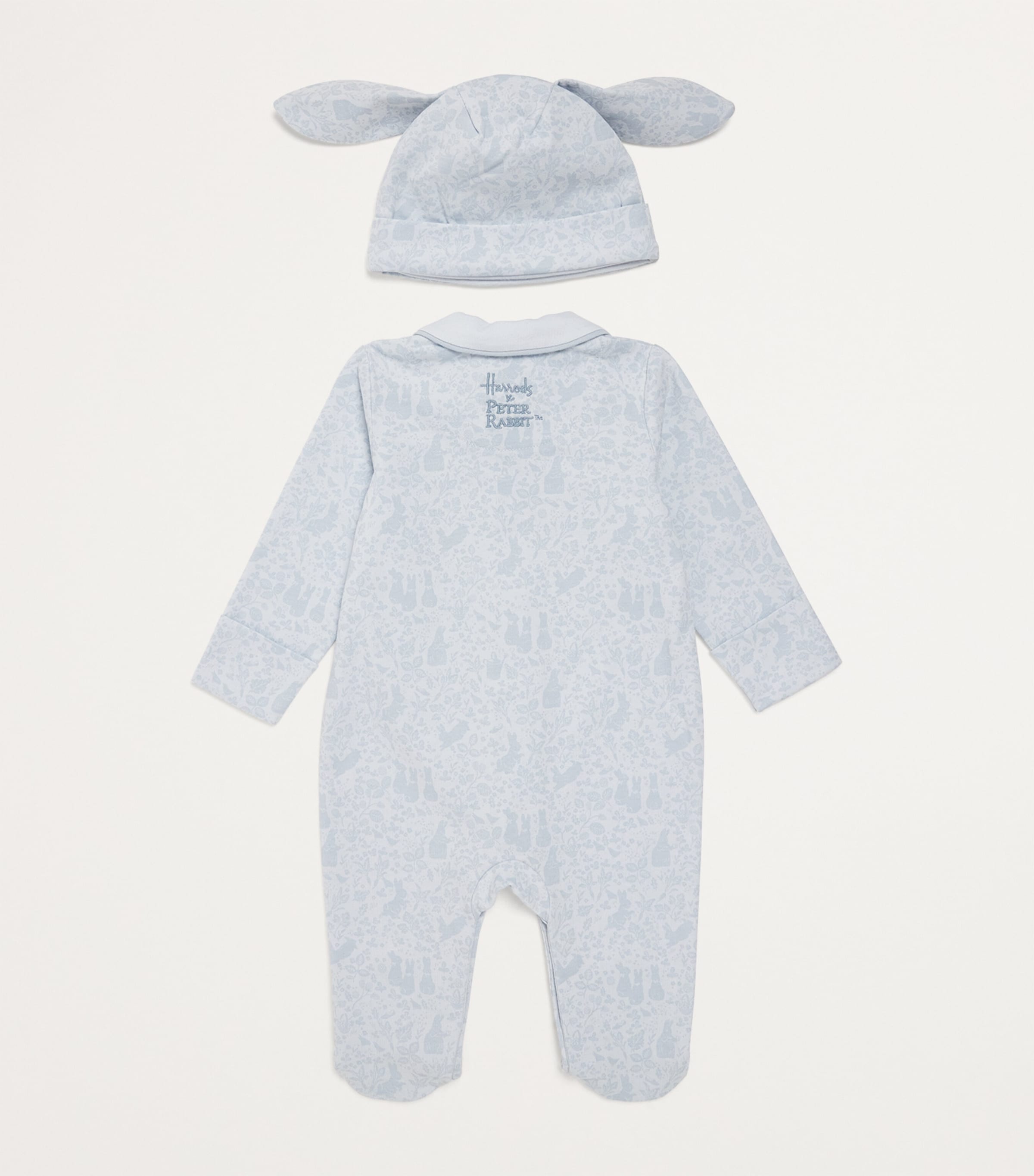 Peter Rabbit All-In-One and Hat Set (0-18 Months) BLUE Image 2