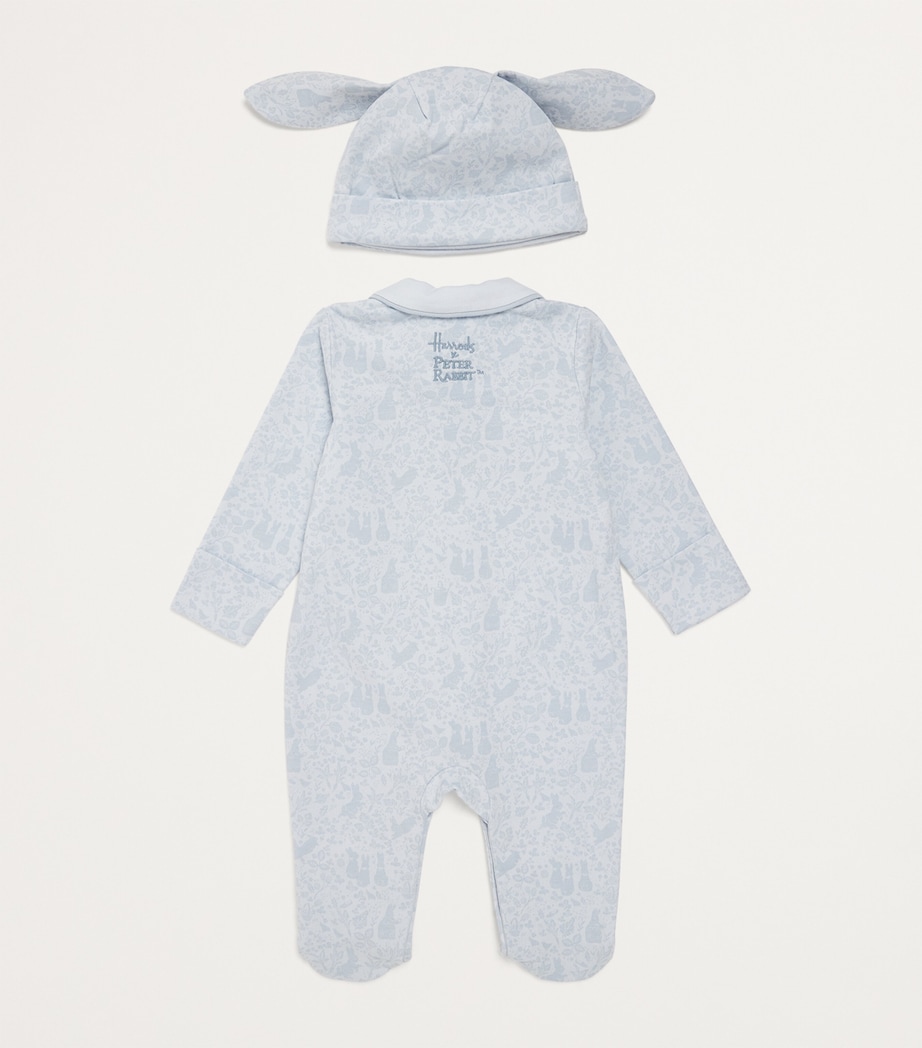 Peter Rabbit All-In-One and Hat Set (0-18 Months) BLUE Image 2