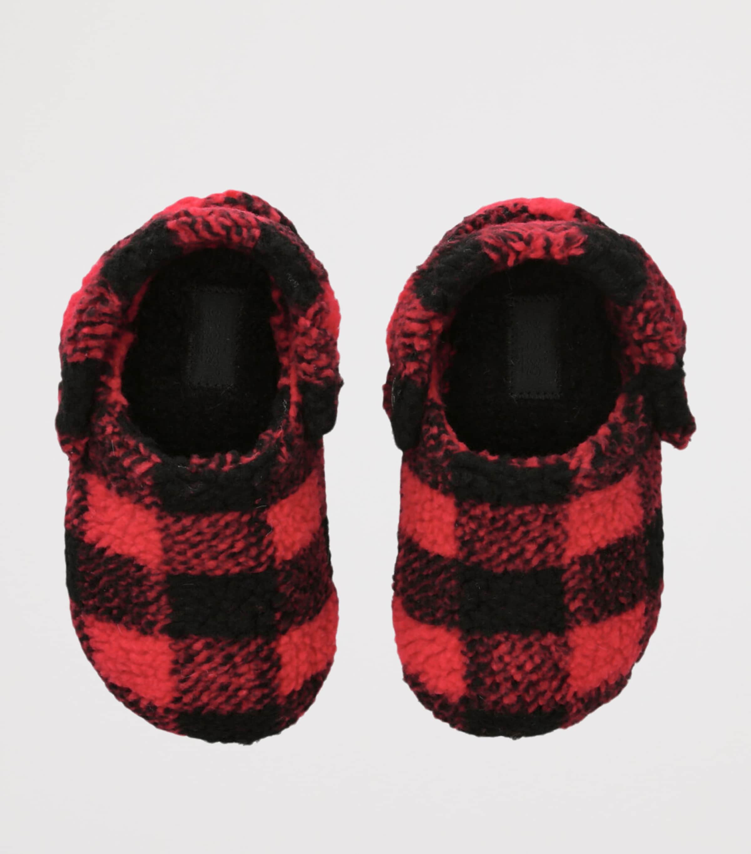 Check Classic Cozzzy Slippers BLK/RED Image 4