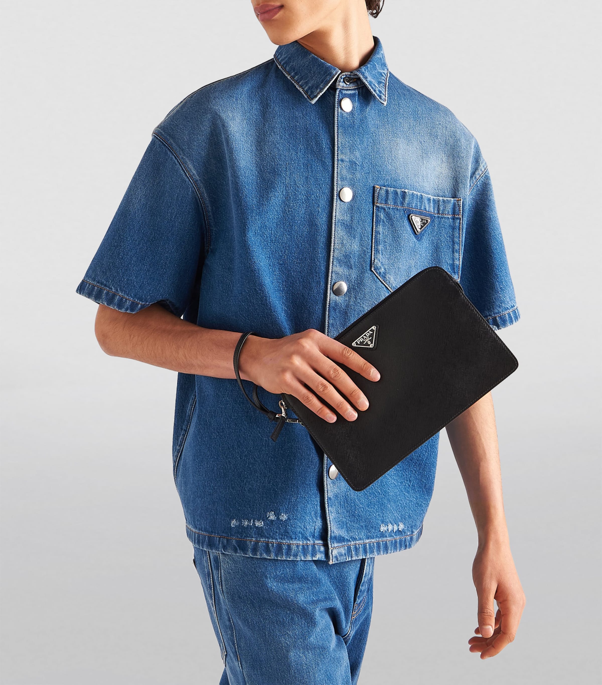 Saffiano Leather Pouch F0002 Image 5