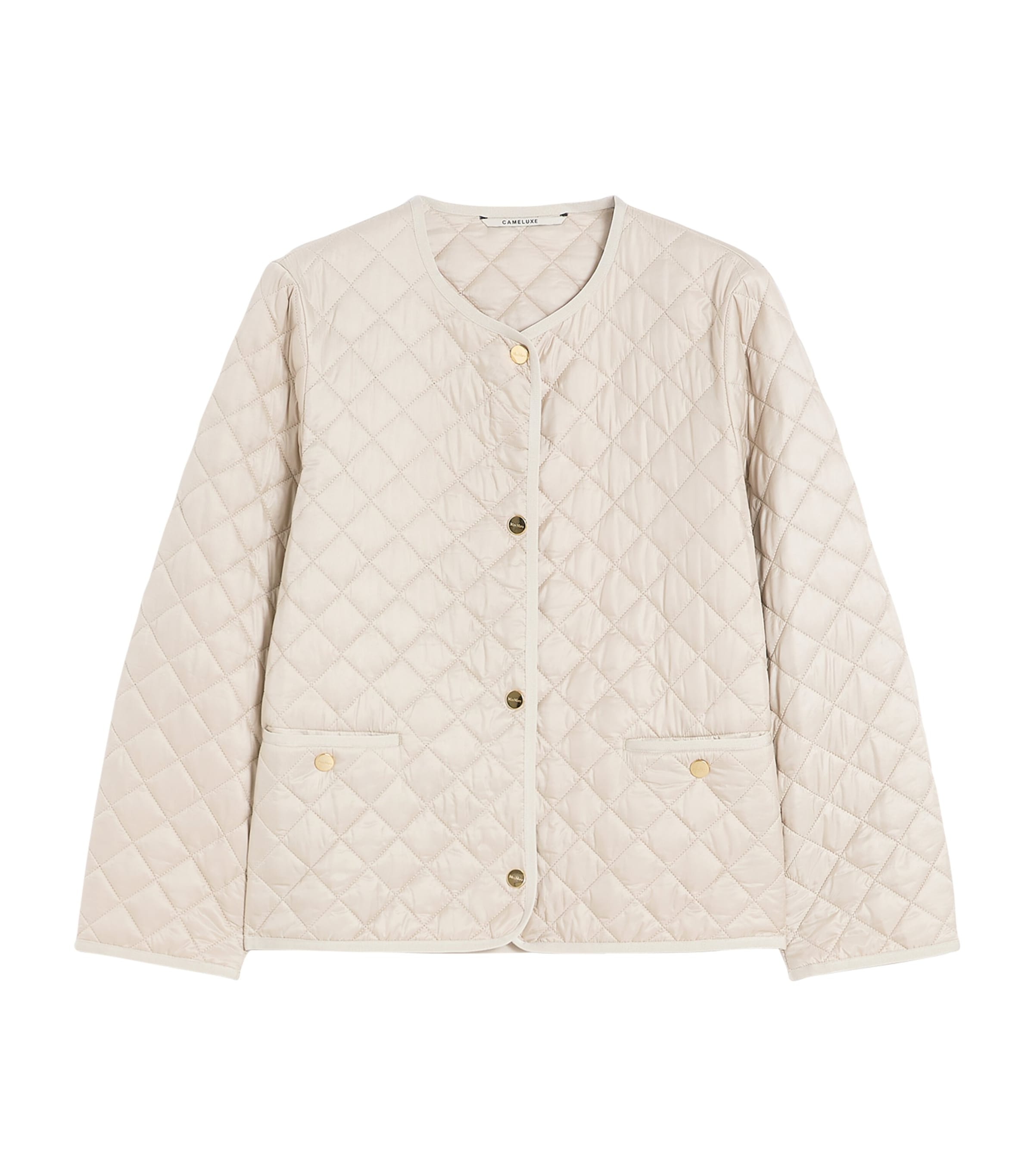 Cameluxe Quilted Jacket NATURAL Image 1