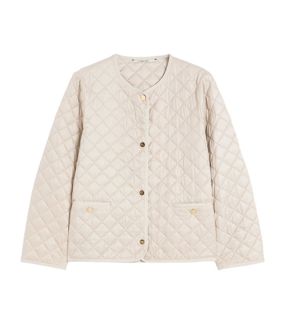 Cameluxe Quilted Jacket NATURAL Image 1