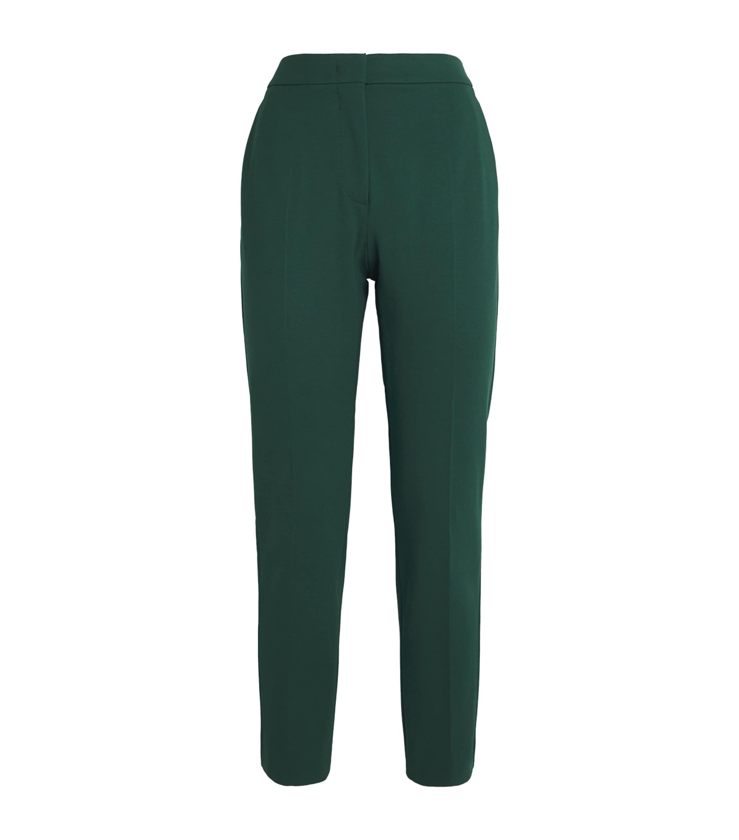 Max Mara Tapered Trousers In Green
