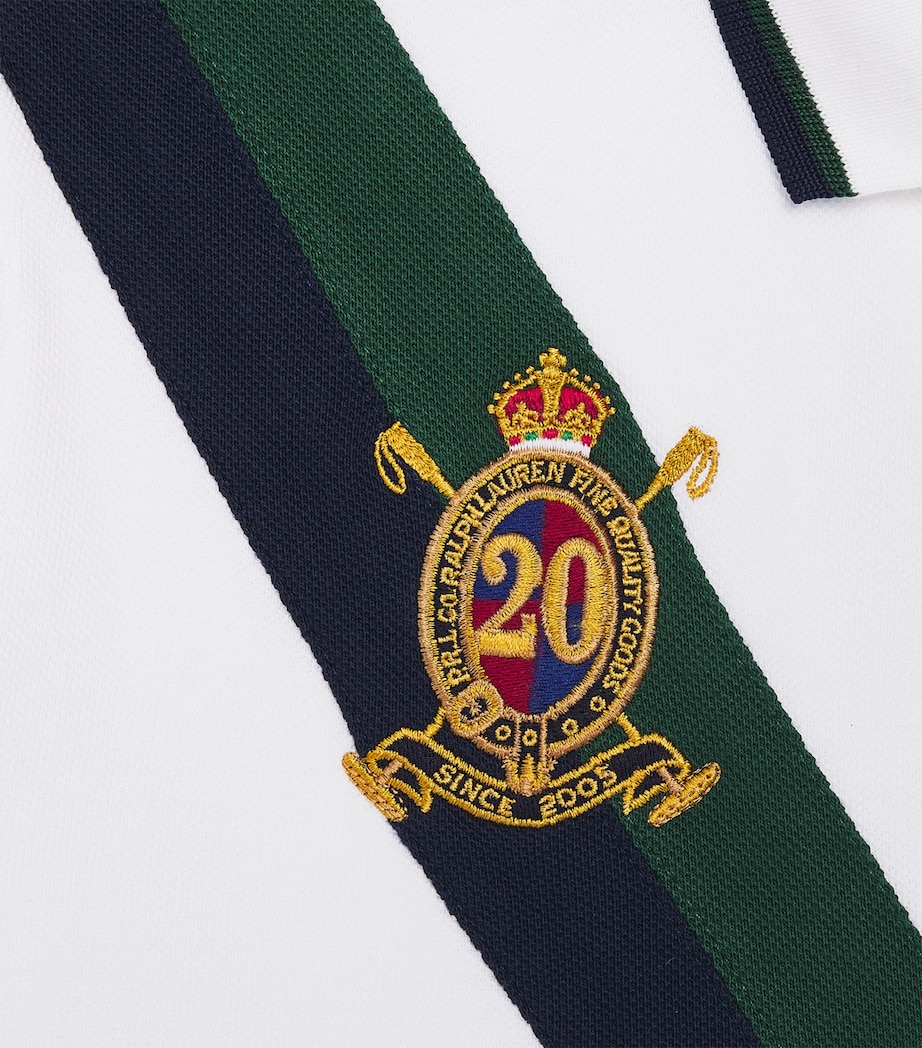 Cotton 20th Anniversary Polo Shirt (2-7 Years) WHITE Image 3