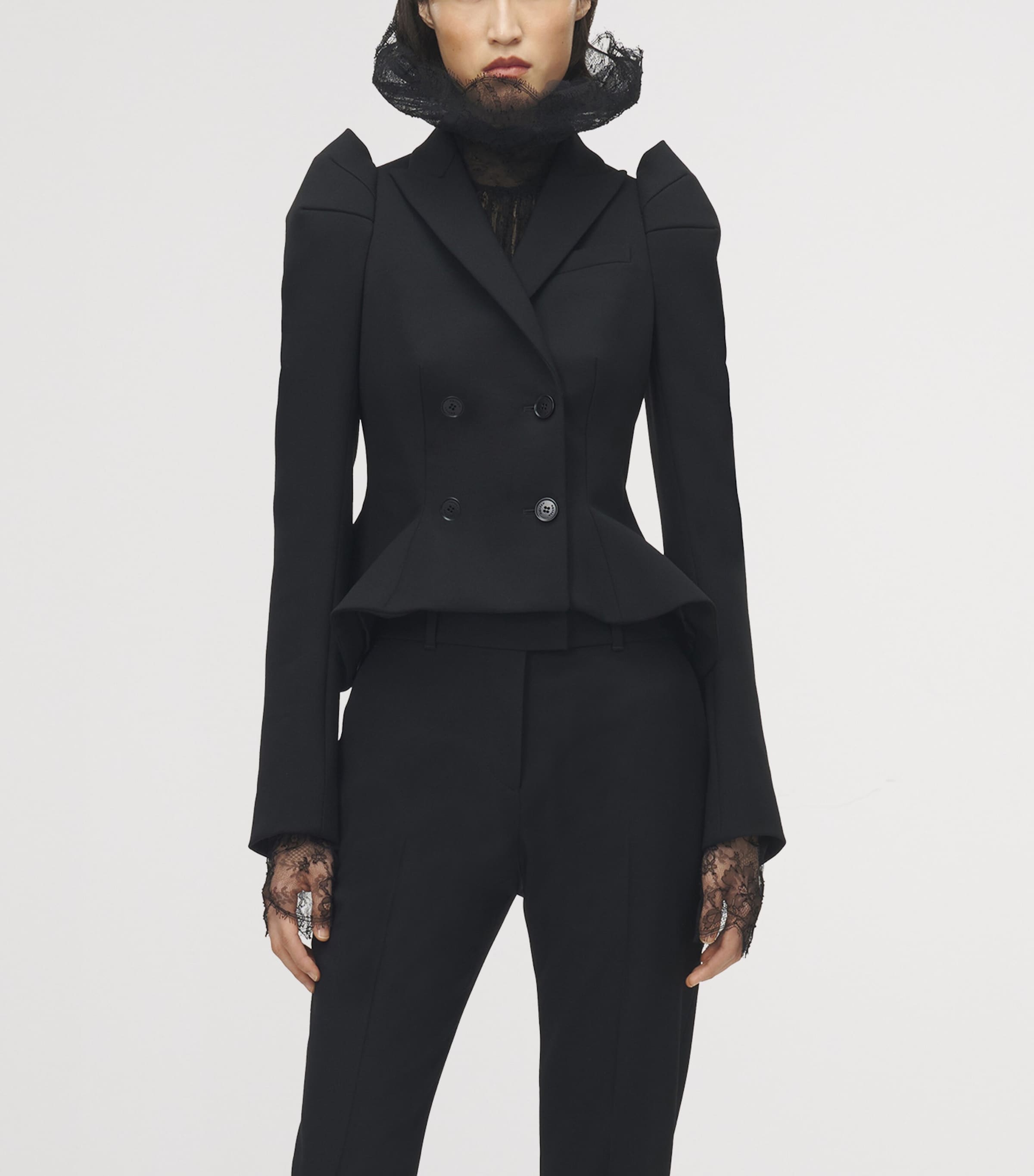 Stretch-Wool Structured Blazer 1000 Image 5