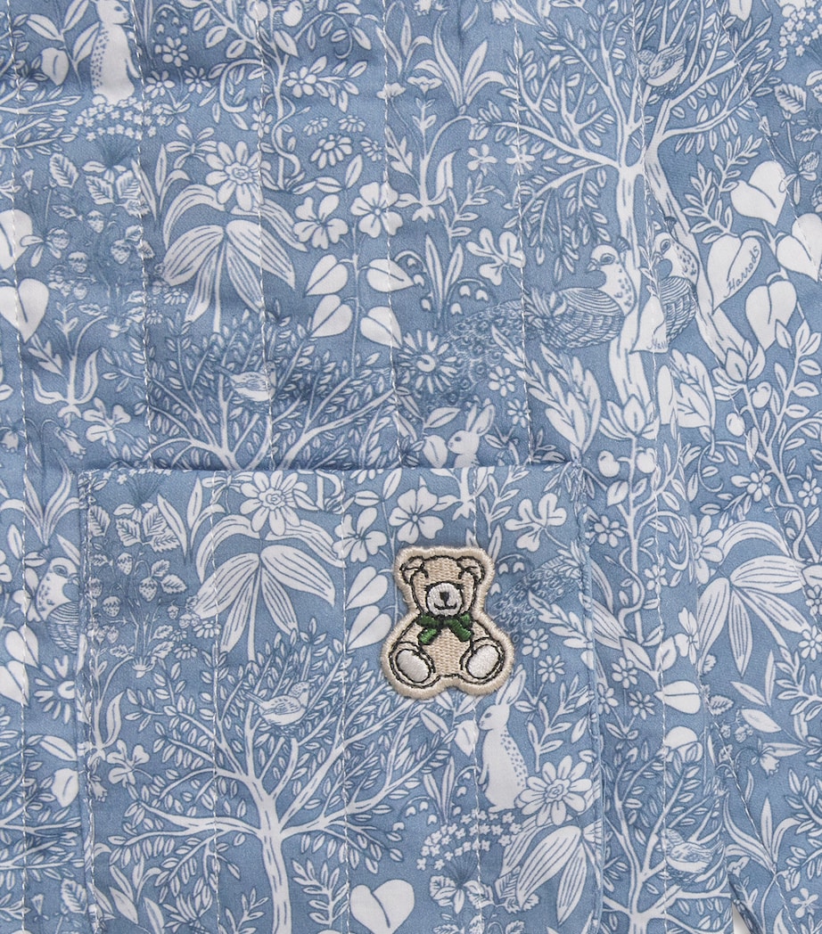 Harrods Cotton Woodland Jacket (2-8 Years) Blue Image 3