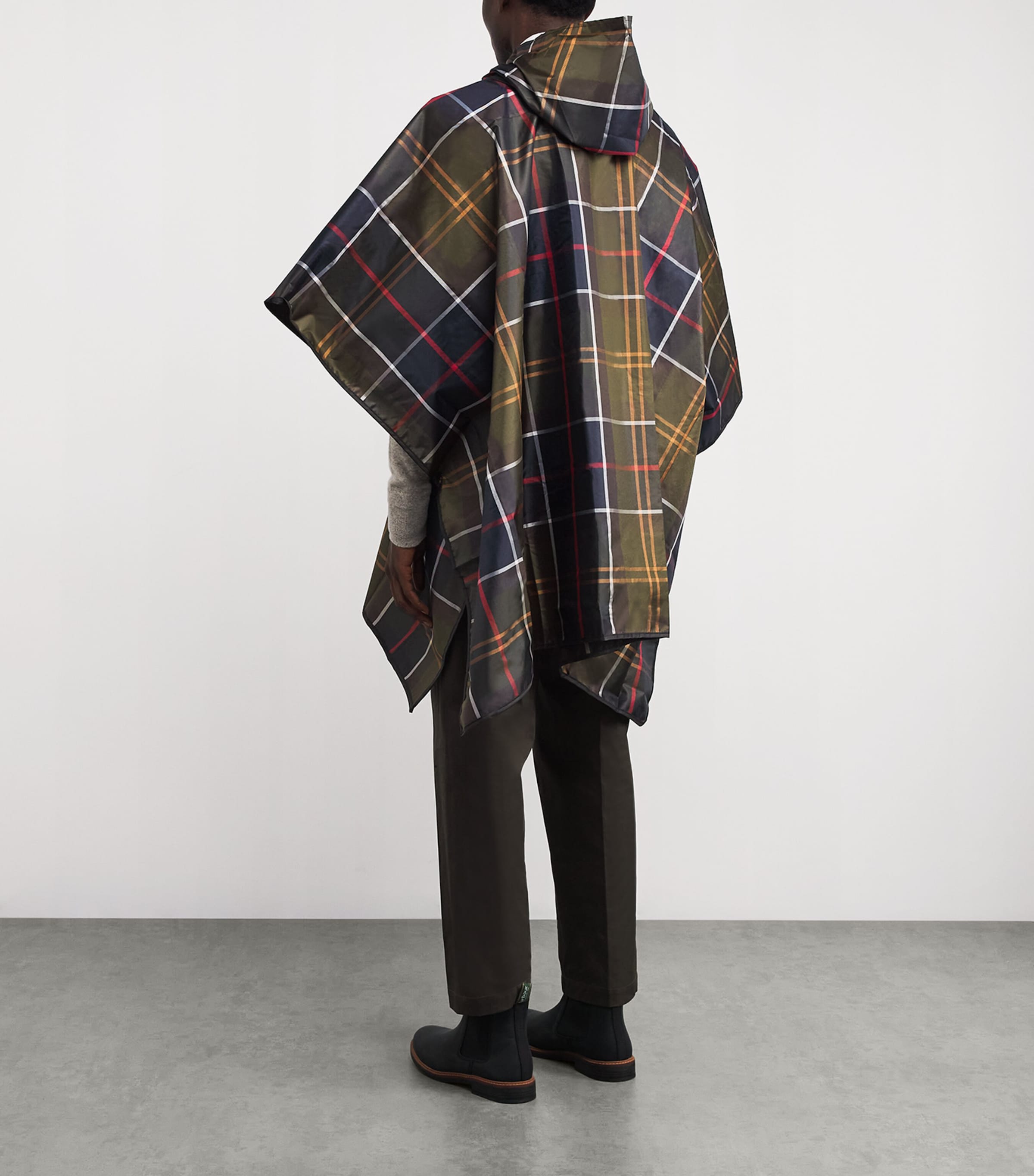 Tartan Showerproof Poncho CLASSIC TARTAN Image 2