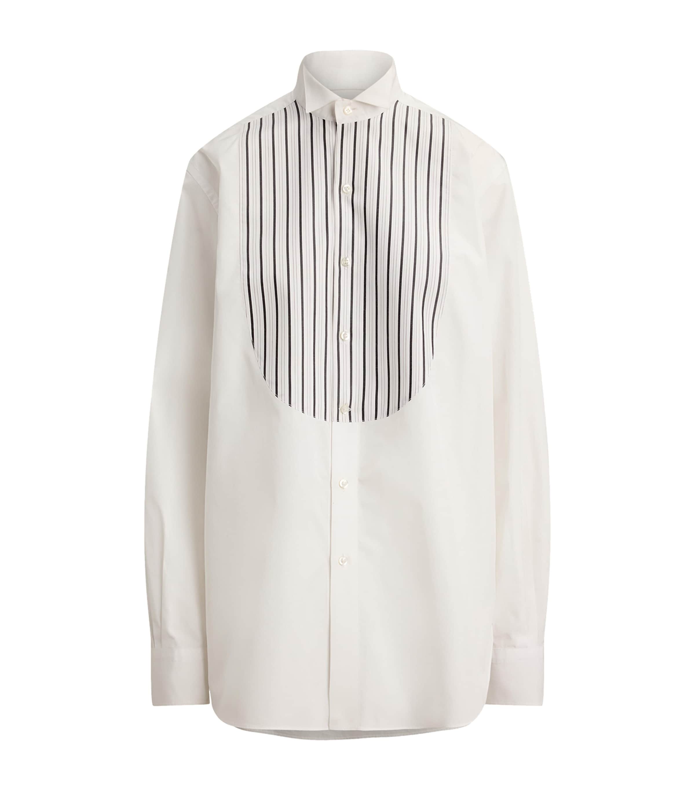 Ralph Lauren Collection Womens Cotton Broadcloth Courtney Shirt White Image 1