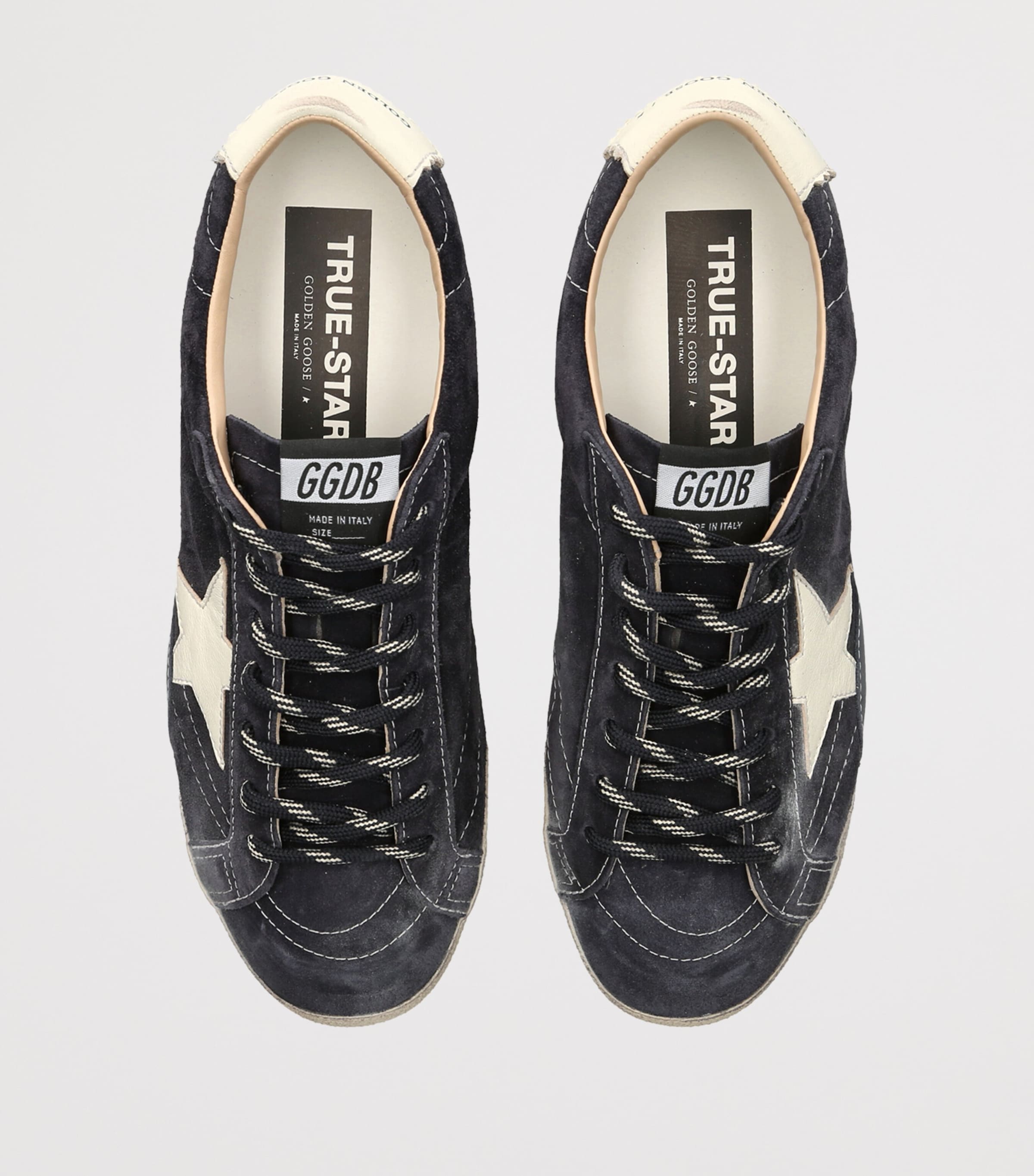 Golden Goose Suede True Star Sneakers Blue/dark Image 4