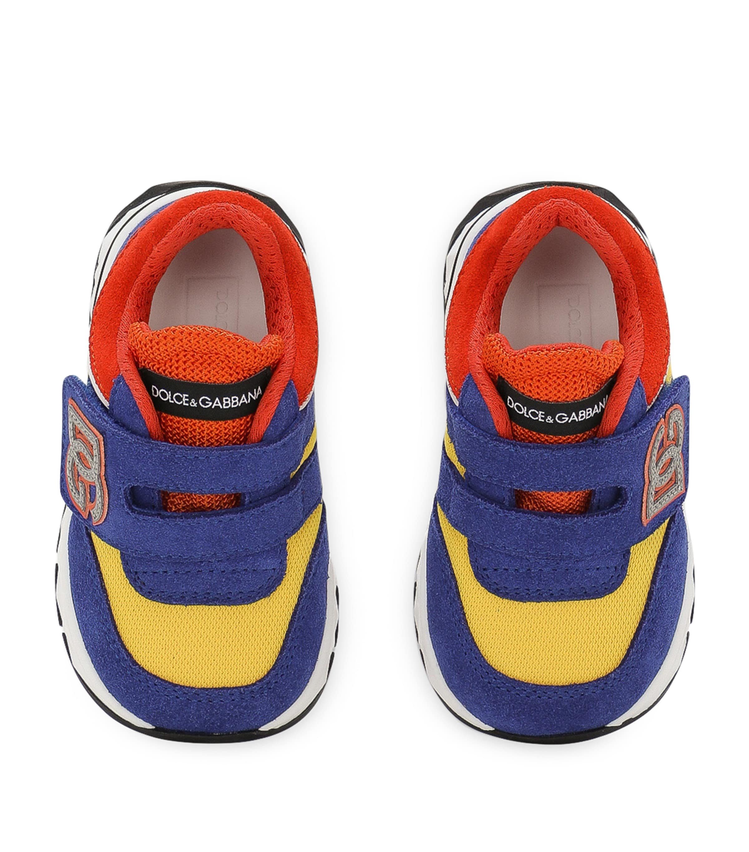 Logo Sneakers 8B424-YELLOW/BLUE Image 2