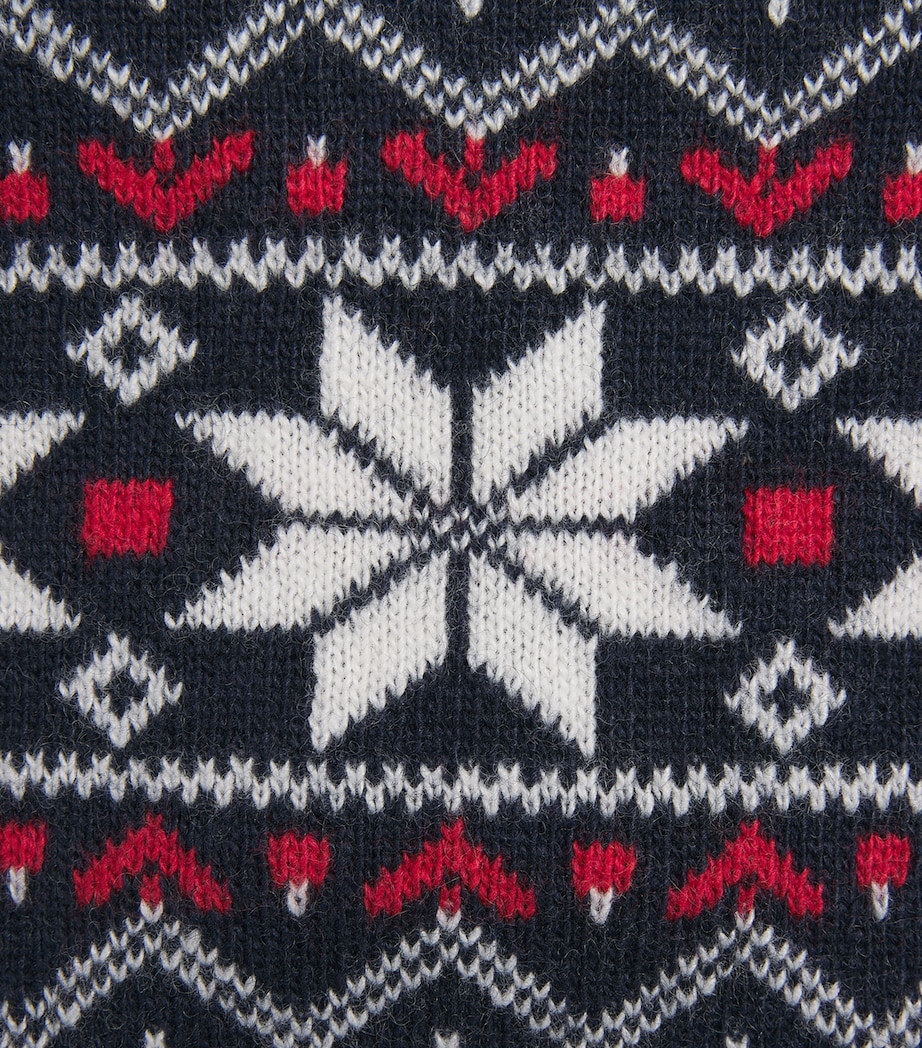 Patachou Fair Isle Sweater (6 Months-4 Years) Marine Image 3