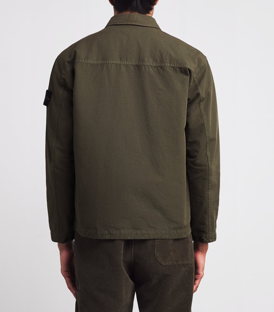 Organic Cotton Ripstop Overshirt V0054 Image 4