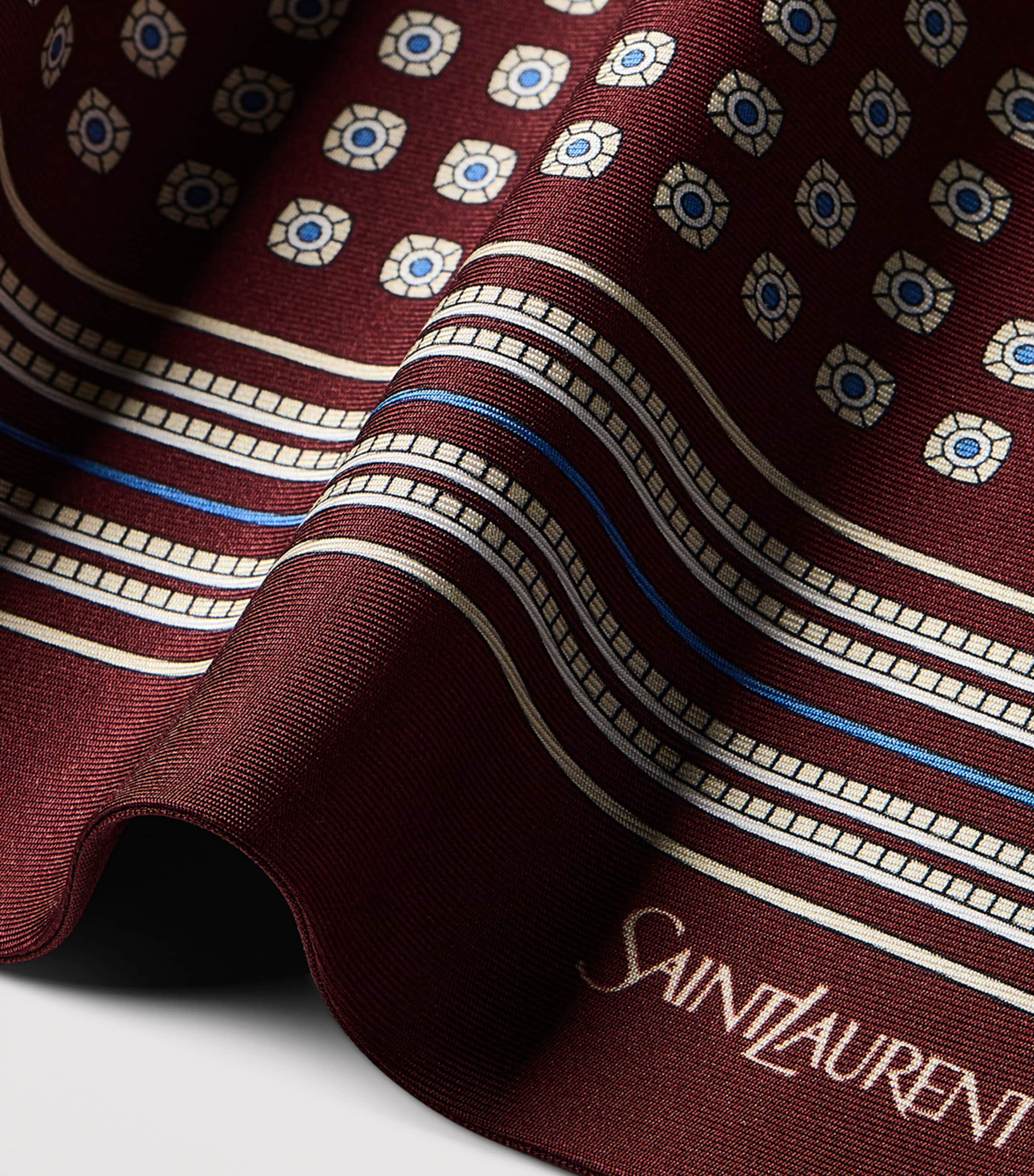 Saint Laurent Silk Floral Cravat Image 4