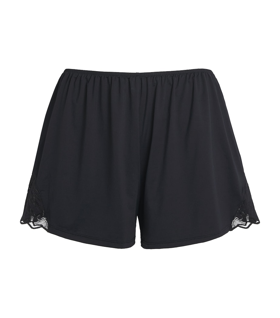 Falke Womens Delicate Touch Pyjama Shorts Black Image 1