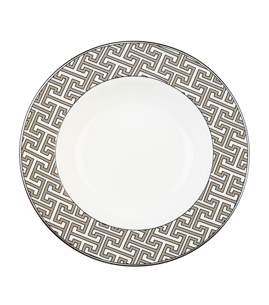 Maze Soup Bowl (23cm) TRUFFLE Image 4