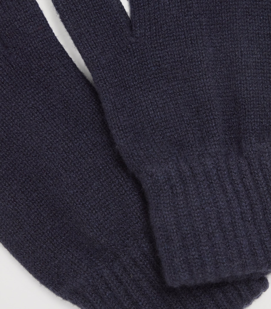 Cashmere Gloves SD7666 DARK NAVY Image 2
