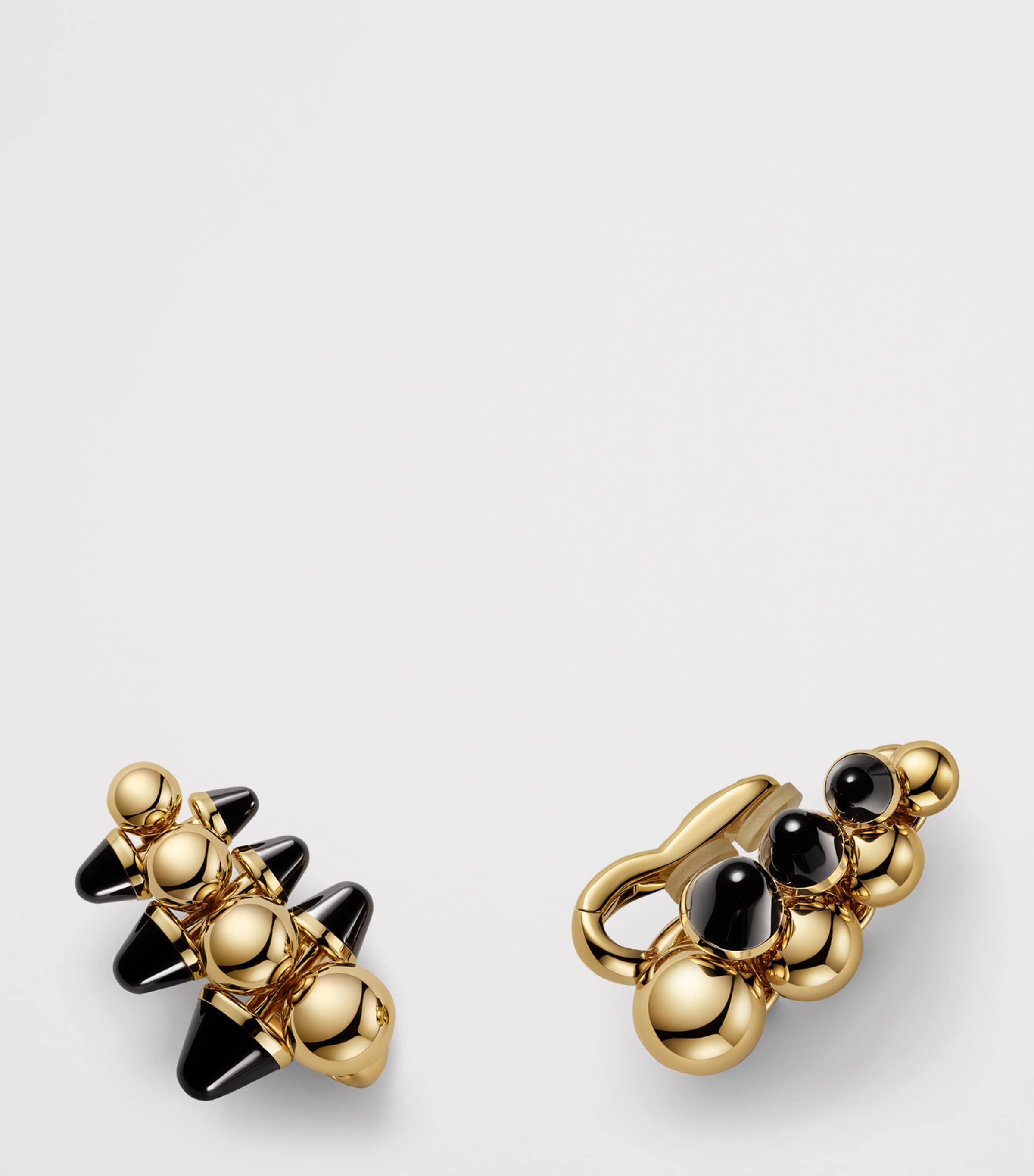 Cartier Yellow Gold and Onyx Clash Earrings Yellow Gold Image 3