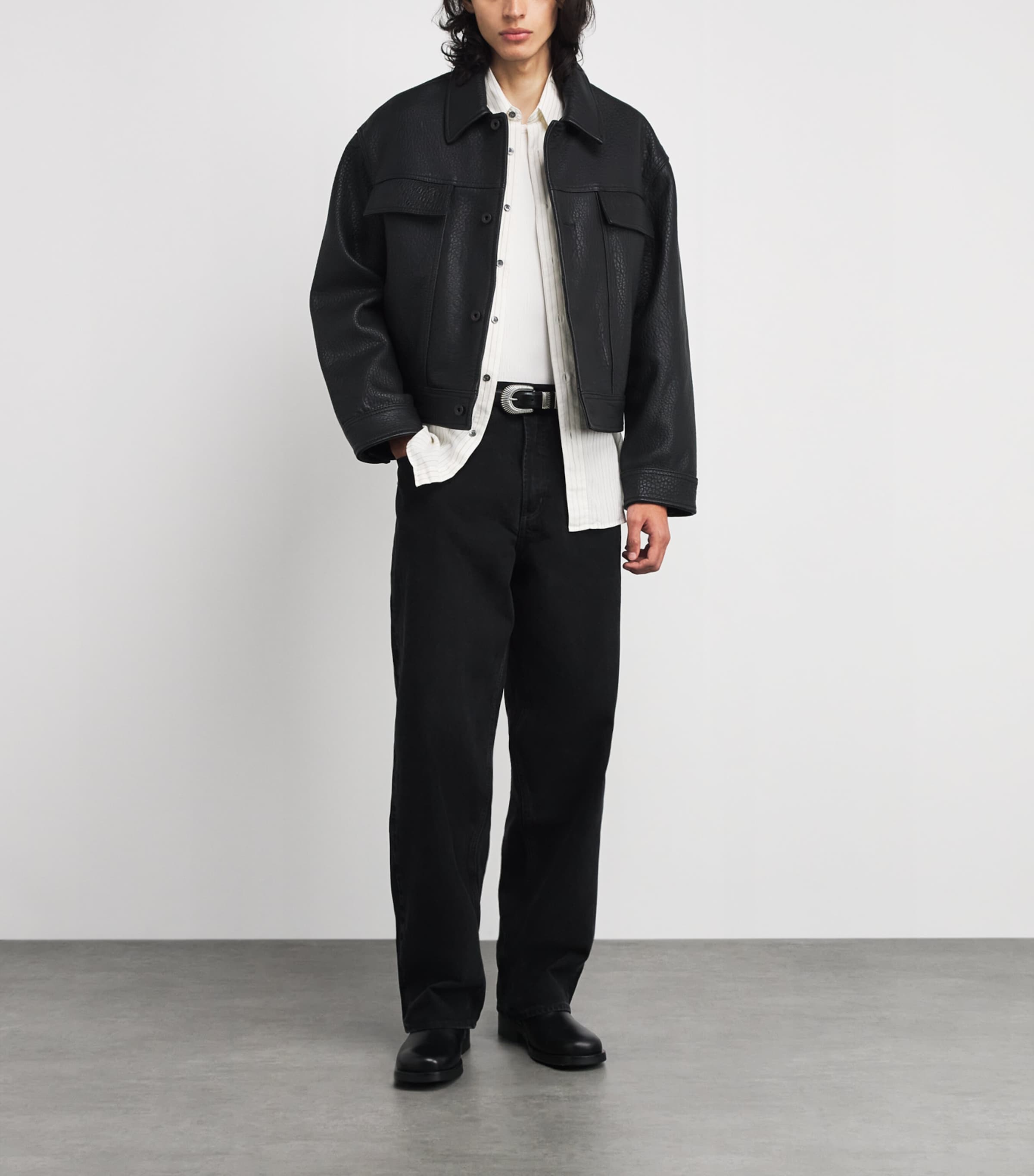 Ribbed Viggo Tank Top POWDER (PALE GREY) Image 2