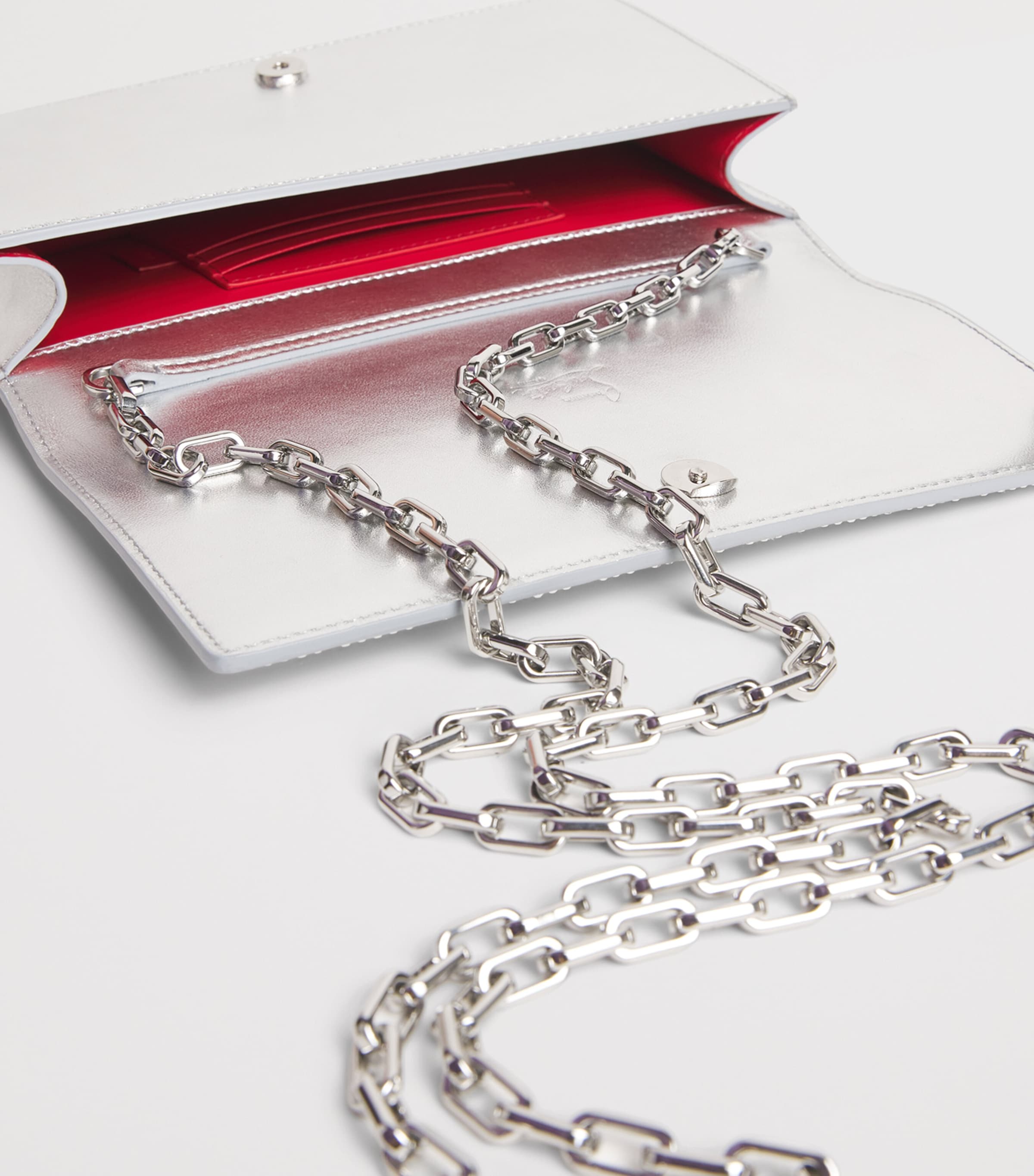 Christian Louboutin Womens Bettina Embellished Leather Clutch Bag Image 4