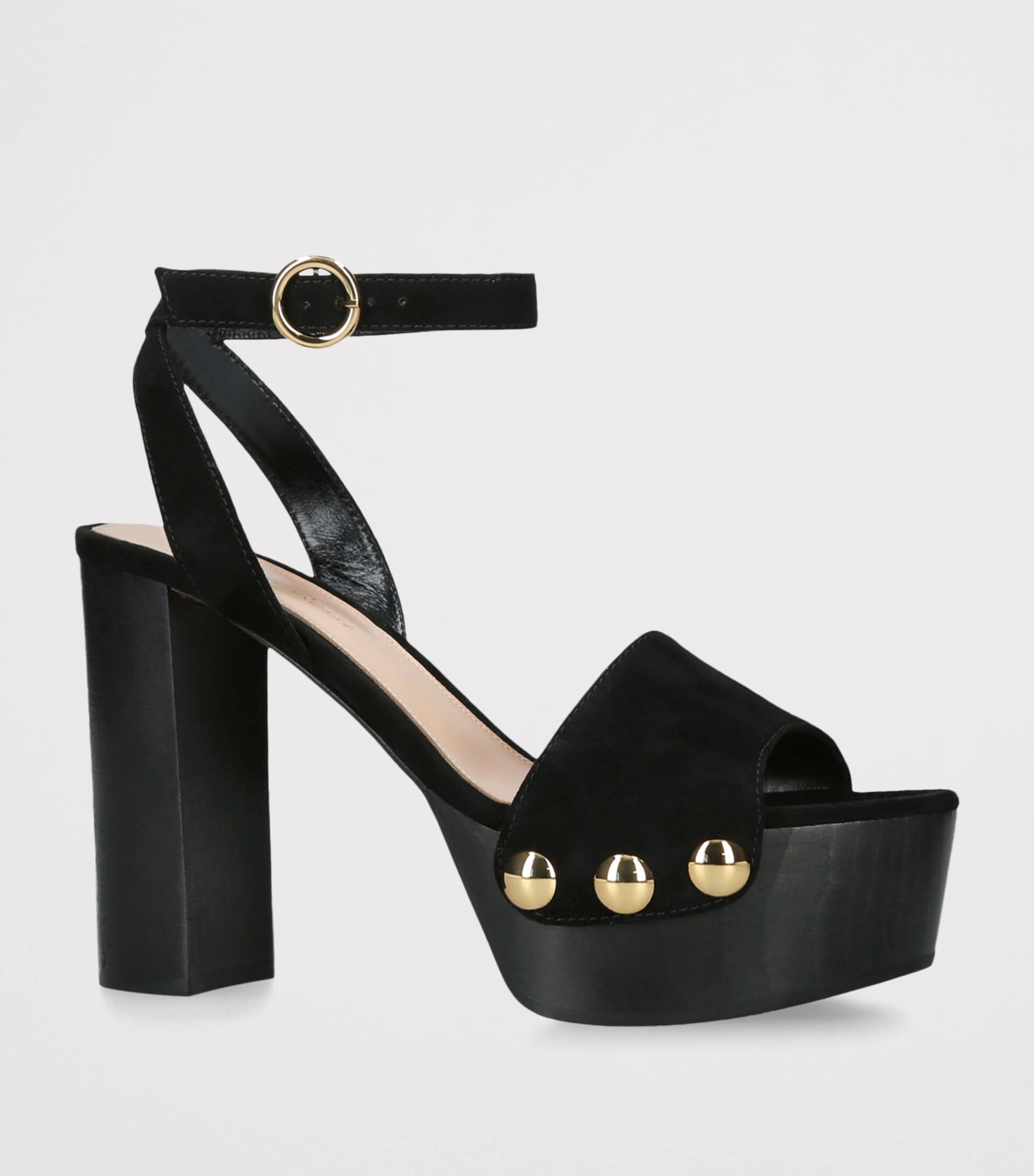 Gianvito Rossi Suede Ardéa Platform Sandals 70 Black Image 2