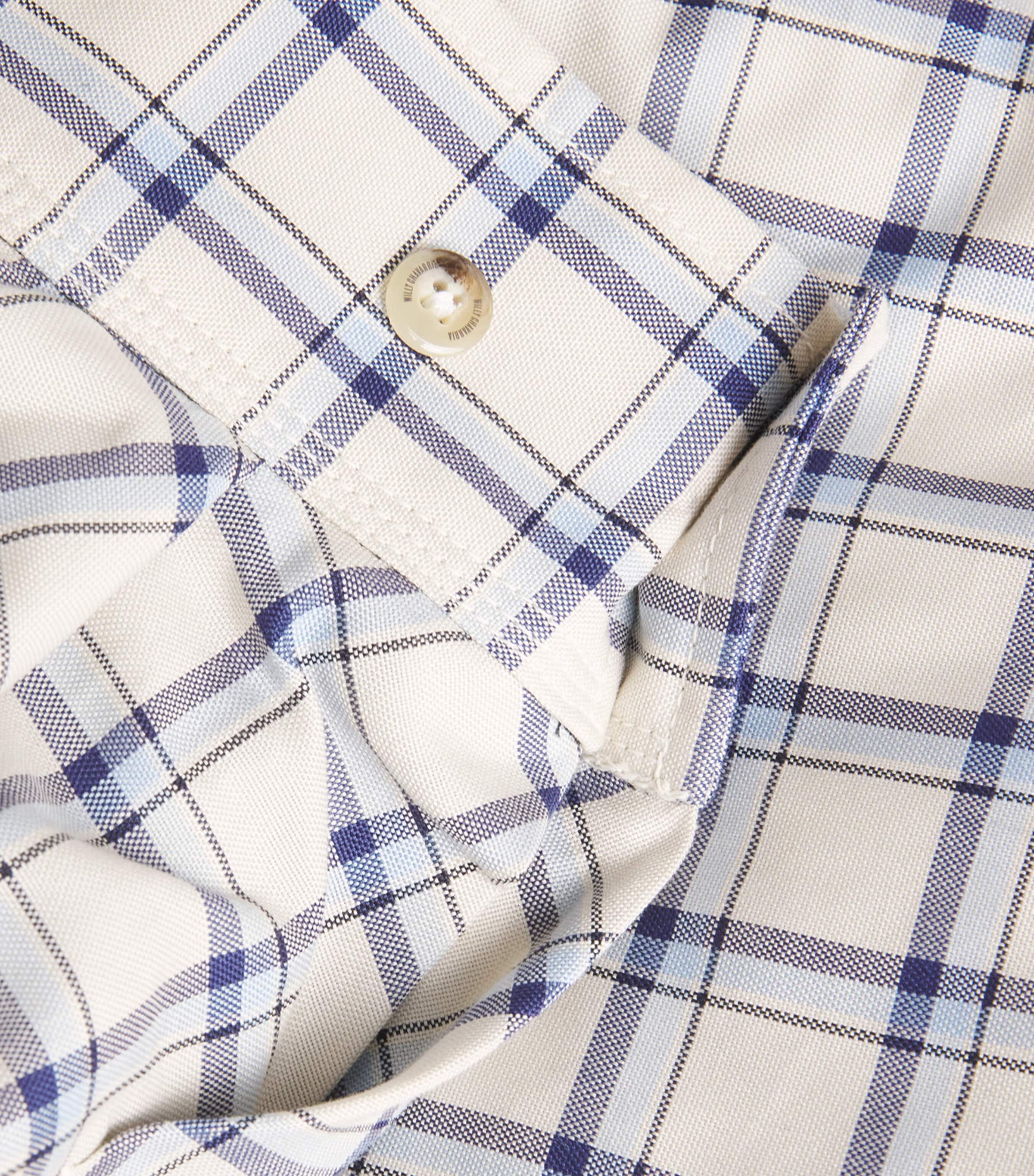 Check Quilted Overshirt LIGHT BLUE Image 5