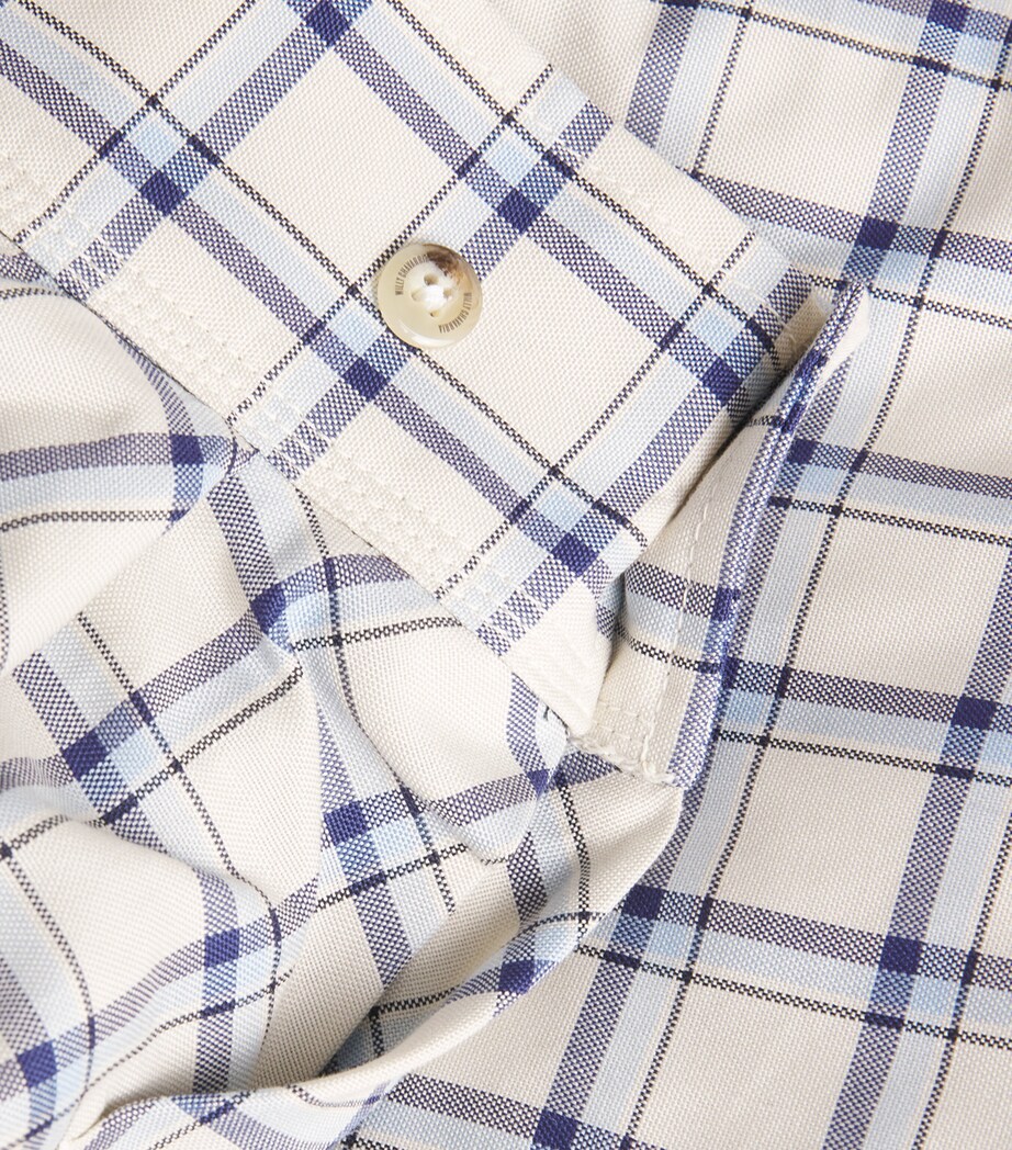 Check Quilted Overshirt LIGHT BLUE Image 5