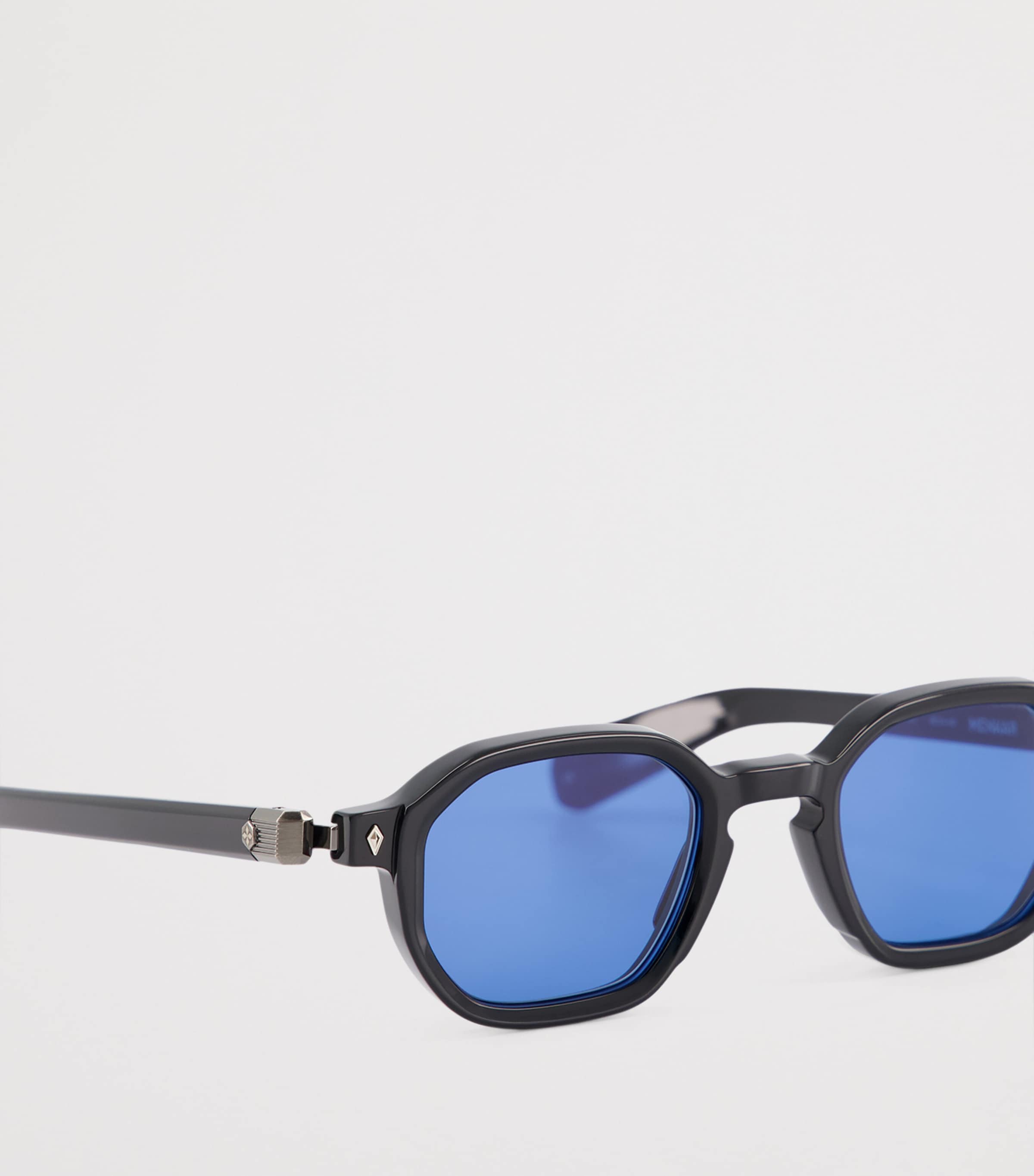 Sato Menkar Sunglasses Noir & Silvern/as Image 4