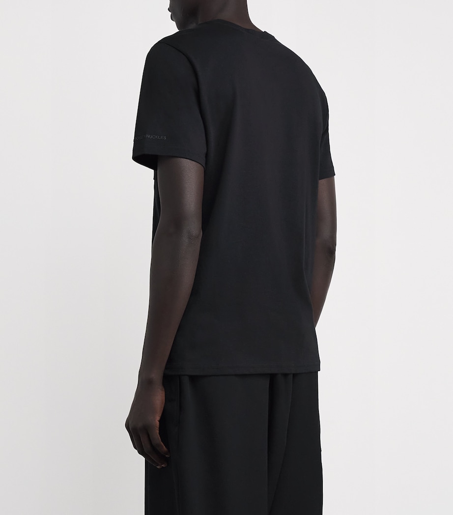 Pima Cotton Pocket-Detail Dalon T-Shirt BLACK - 292 Image 4