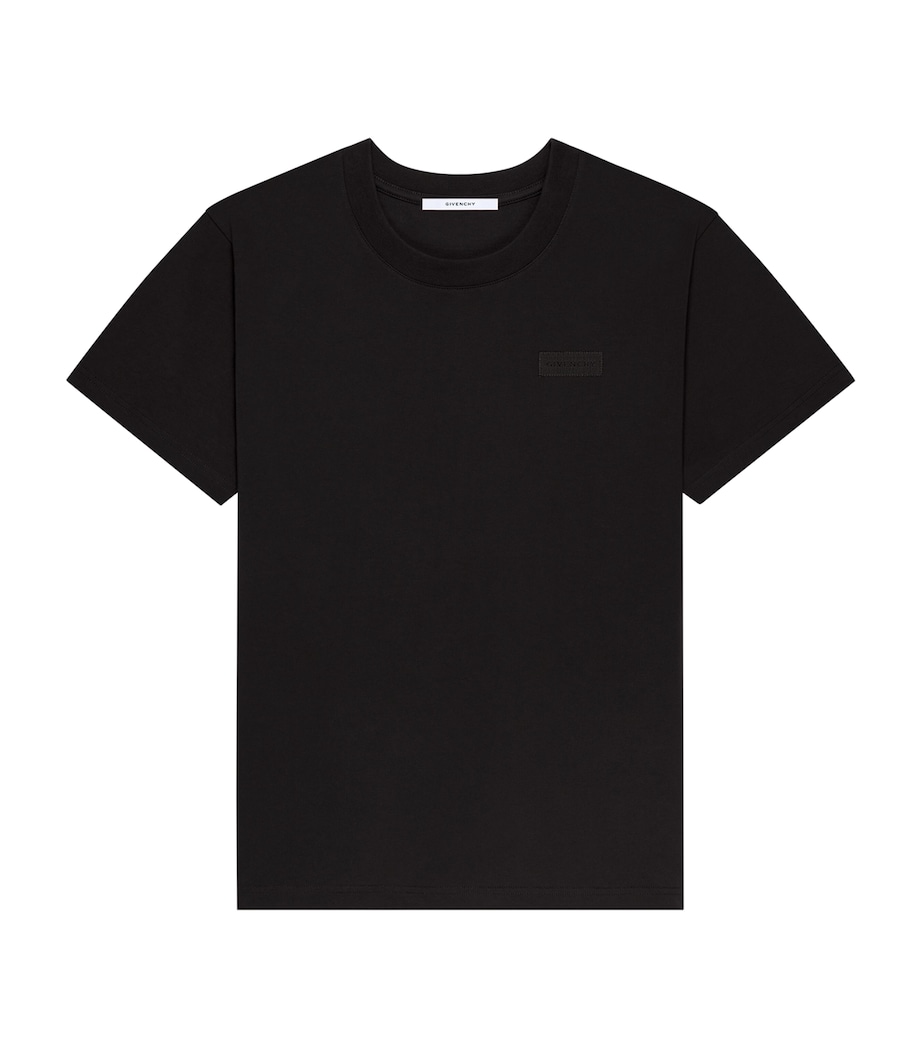 Cotton Logo T-Shirt BLACK Image 1
