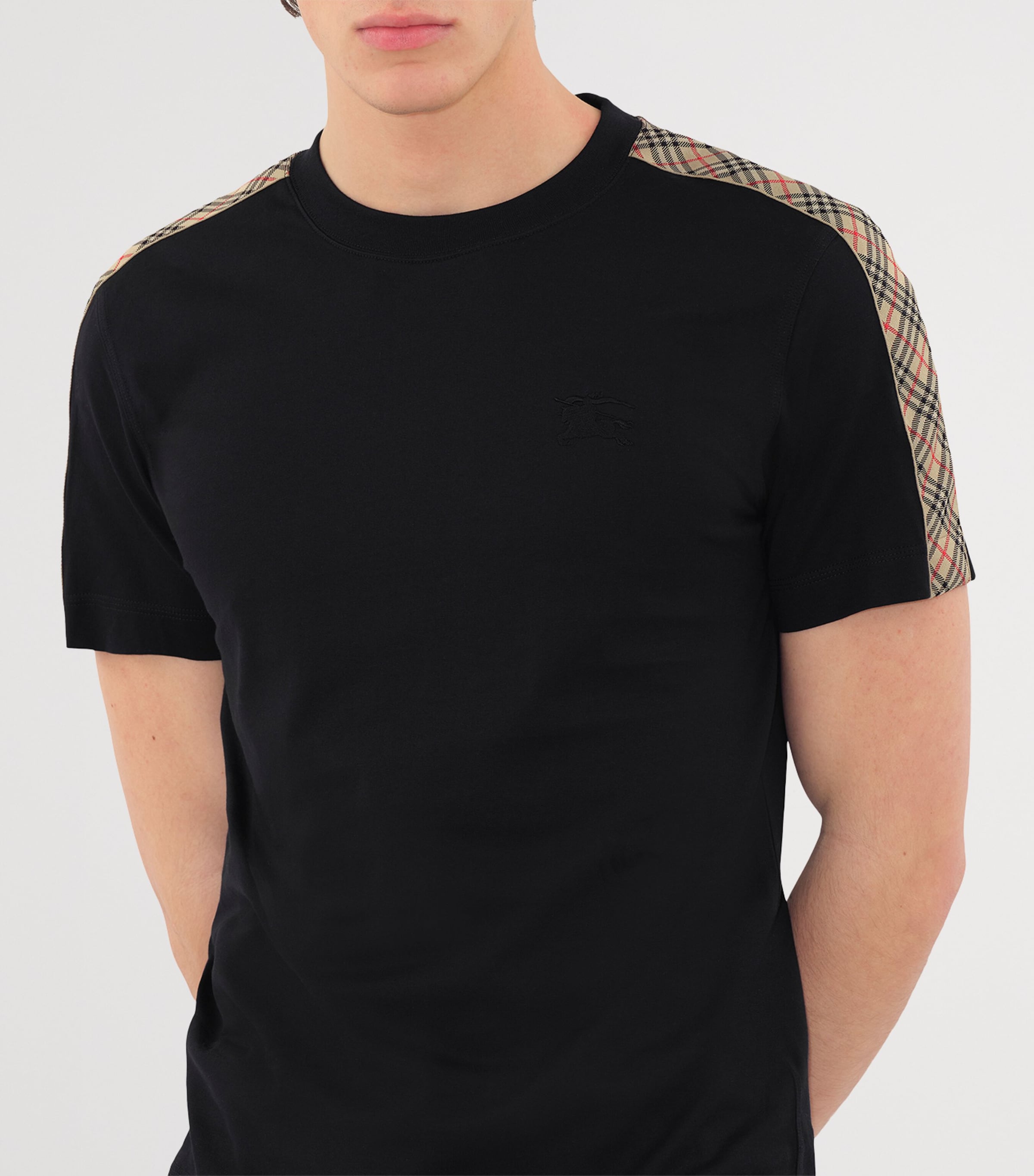 Check-Trim EKD T-Shirt BLACK Image 5