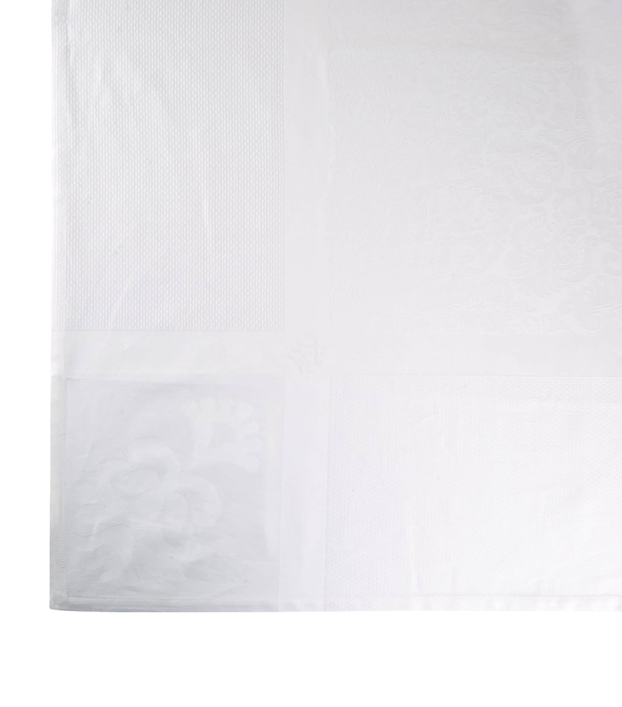 Siena Tablecloth (175cm x 380cm) WHITE Image 2