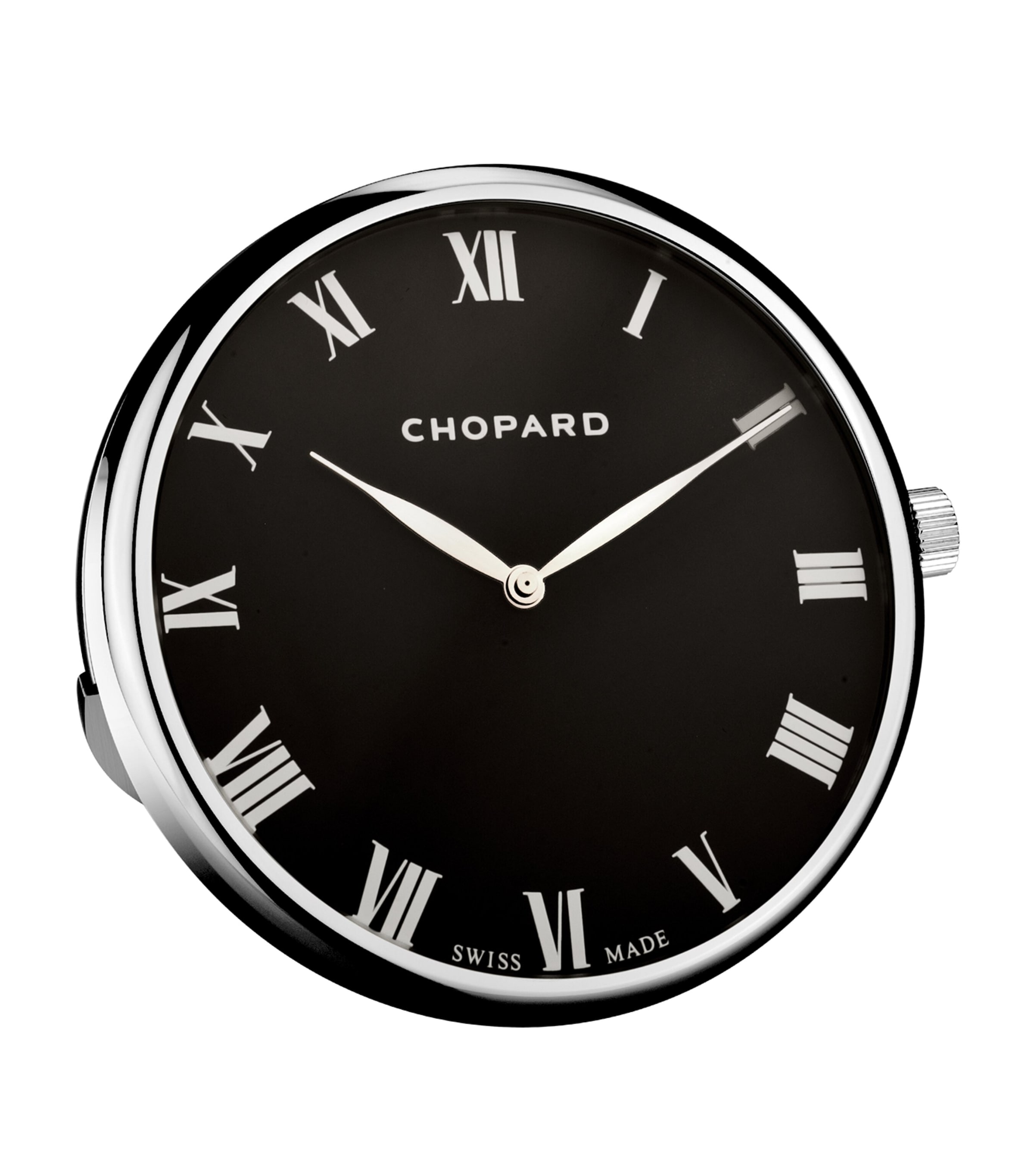Classic Table Clock SILVER Image 1