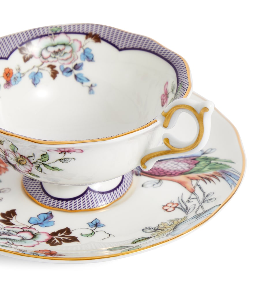 Fortune Teacup and Saucer (150ml) MULTI Image 4
