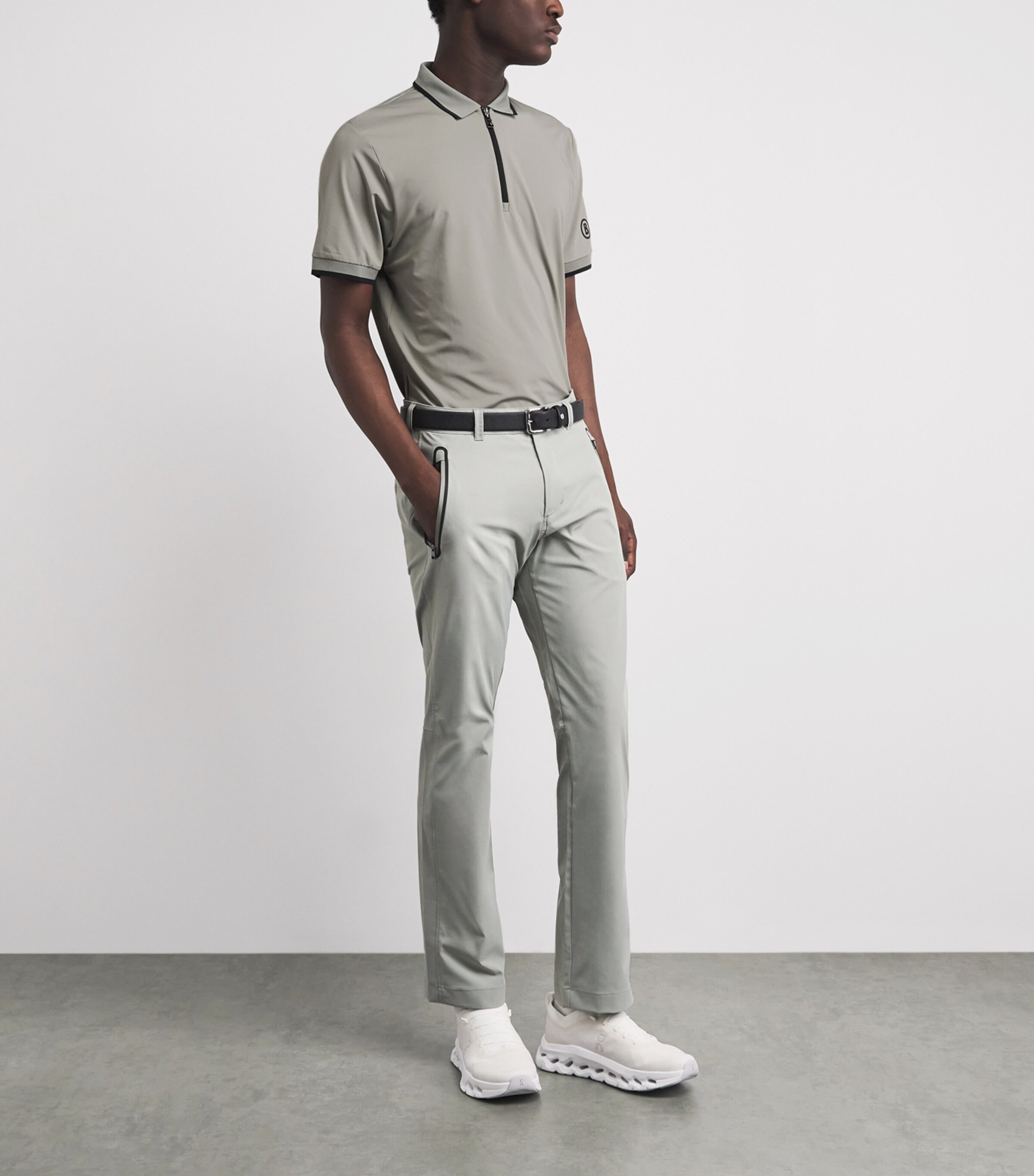Bogner Mens Cody Polo Shirt Fog Image 2
