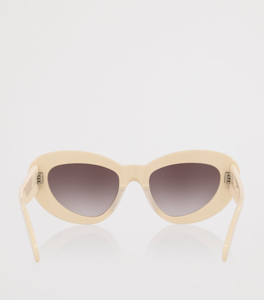 Celine Oversized Cat Eye 3 Dots Sunglasses Image 4