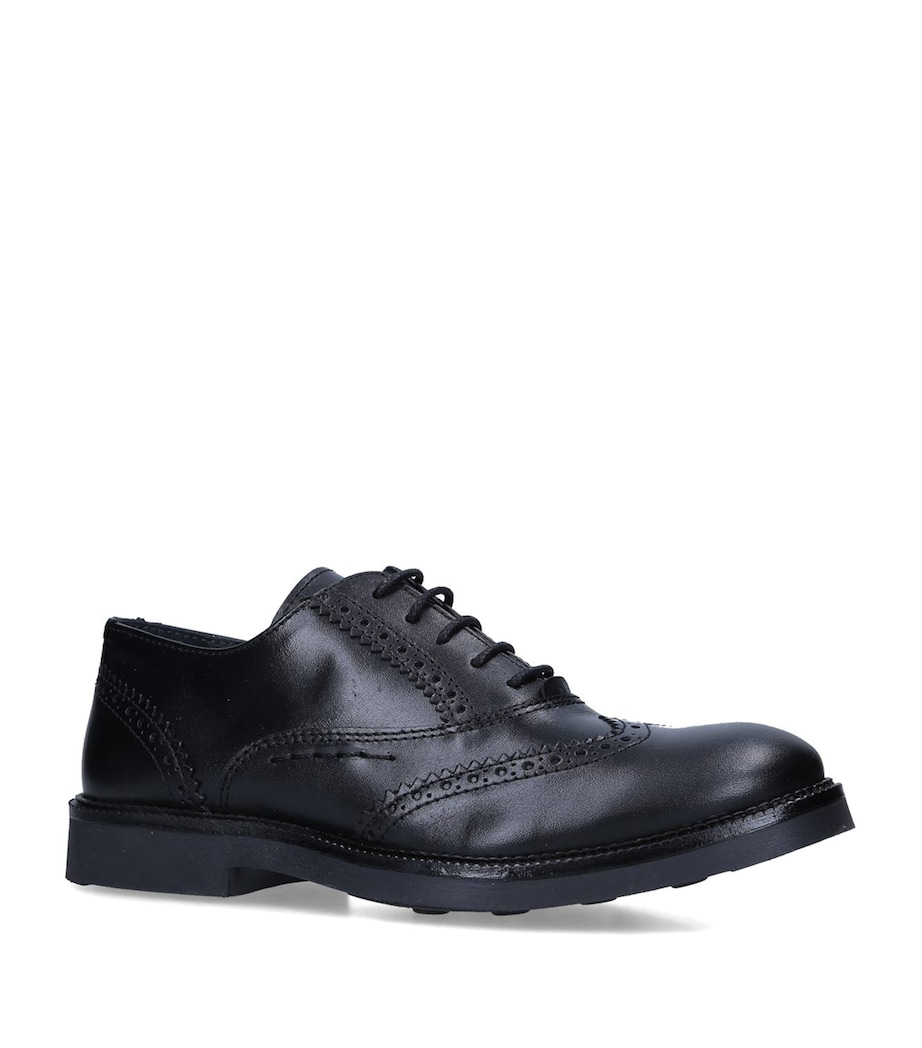 Leather Riley Brogues BLACK Image 1