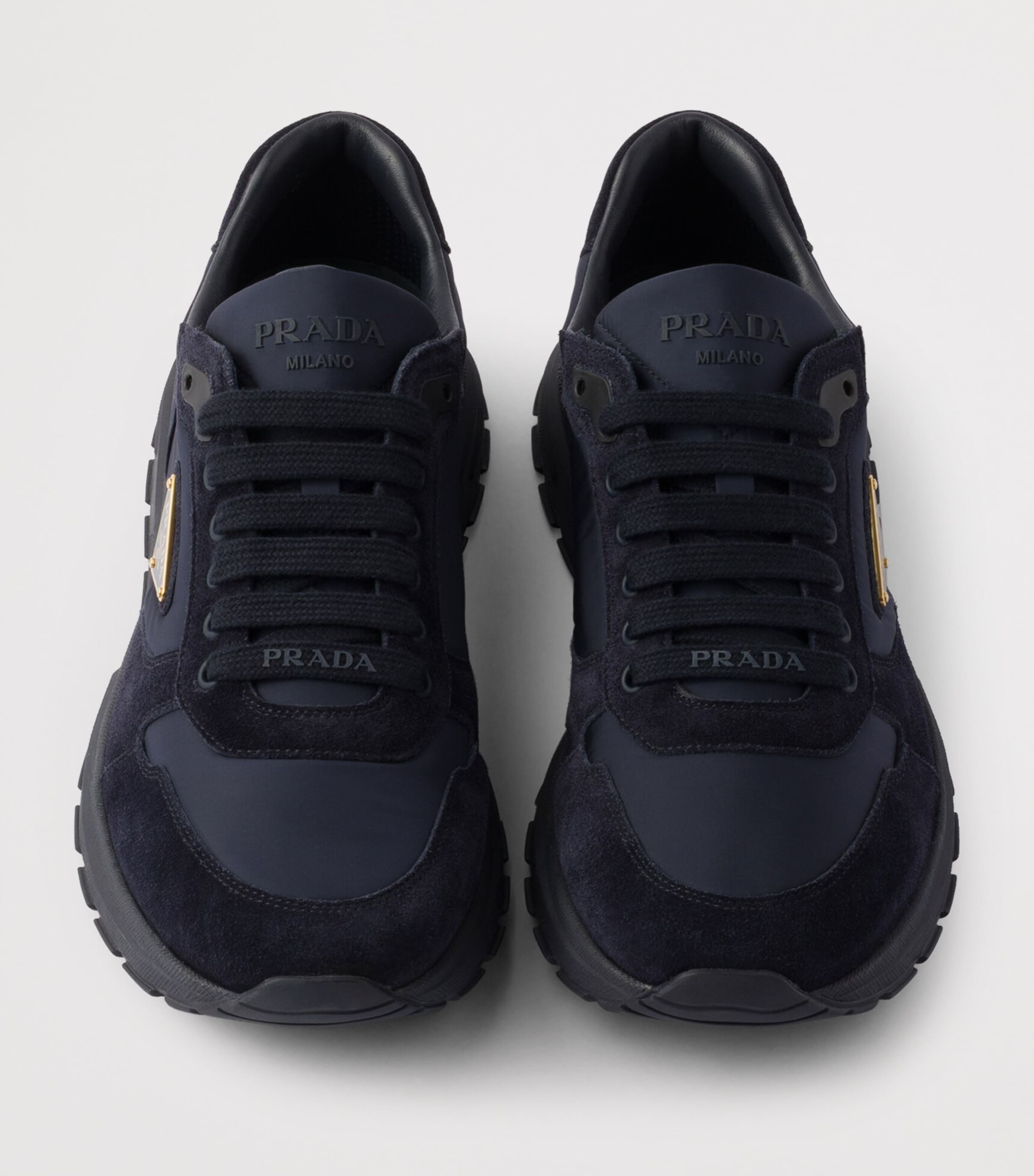 Re-Nylon and Suede Prax 2.0 Sneakers F0008 Image 3